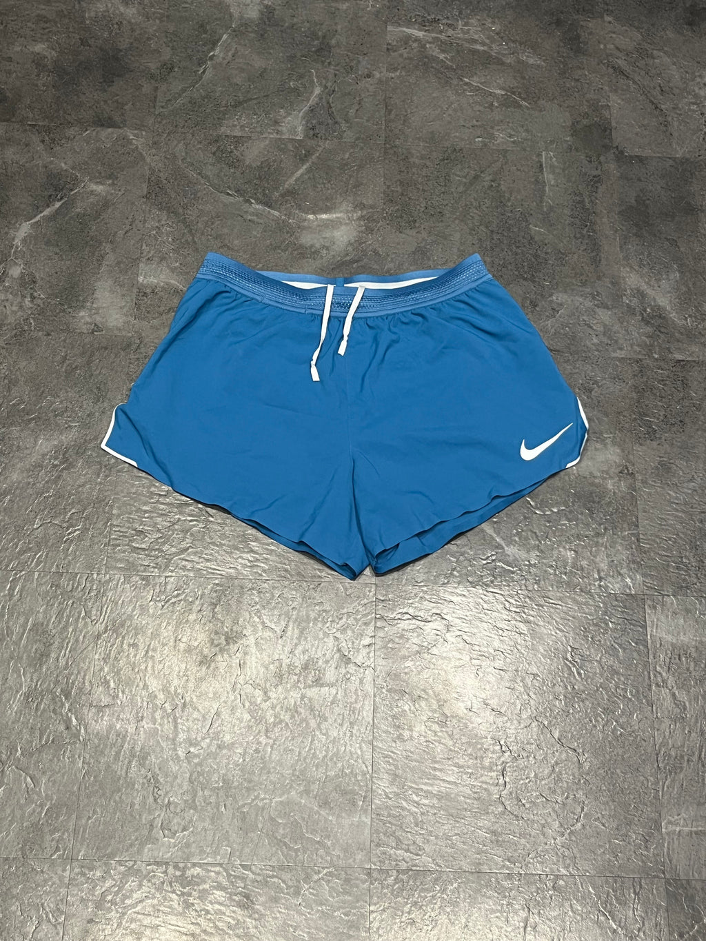 Blue Nike Men’s Dri Fit AeroSwift Pro Elite Racing 4” Split Shorts
