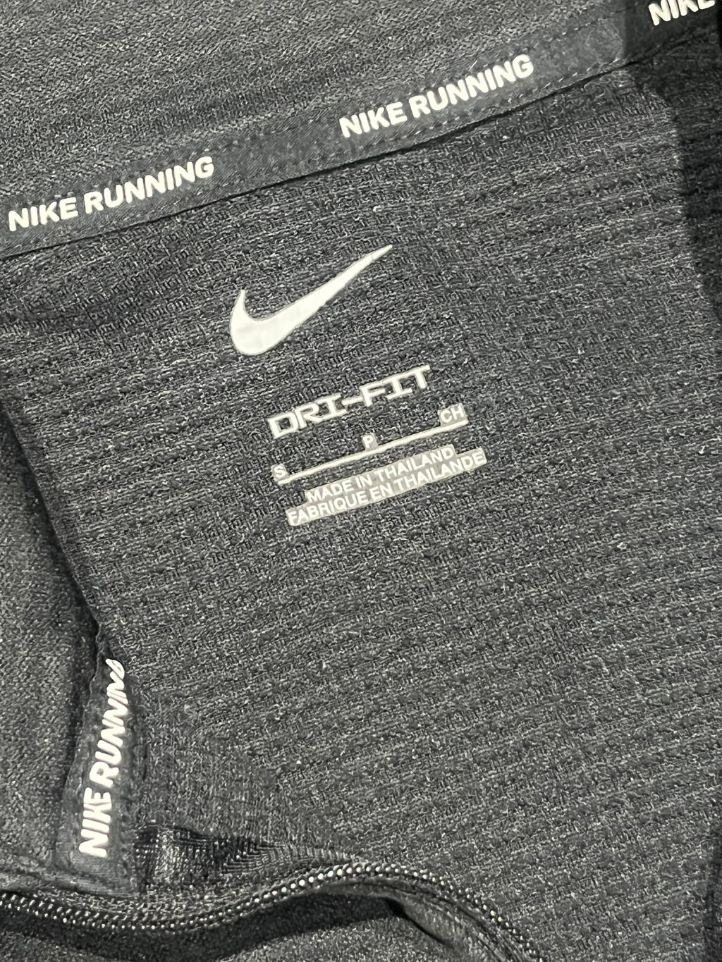 Black Nike Men’s Dri Fit Pacer 1/2 Zip Running Top