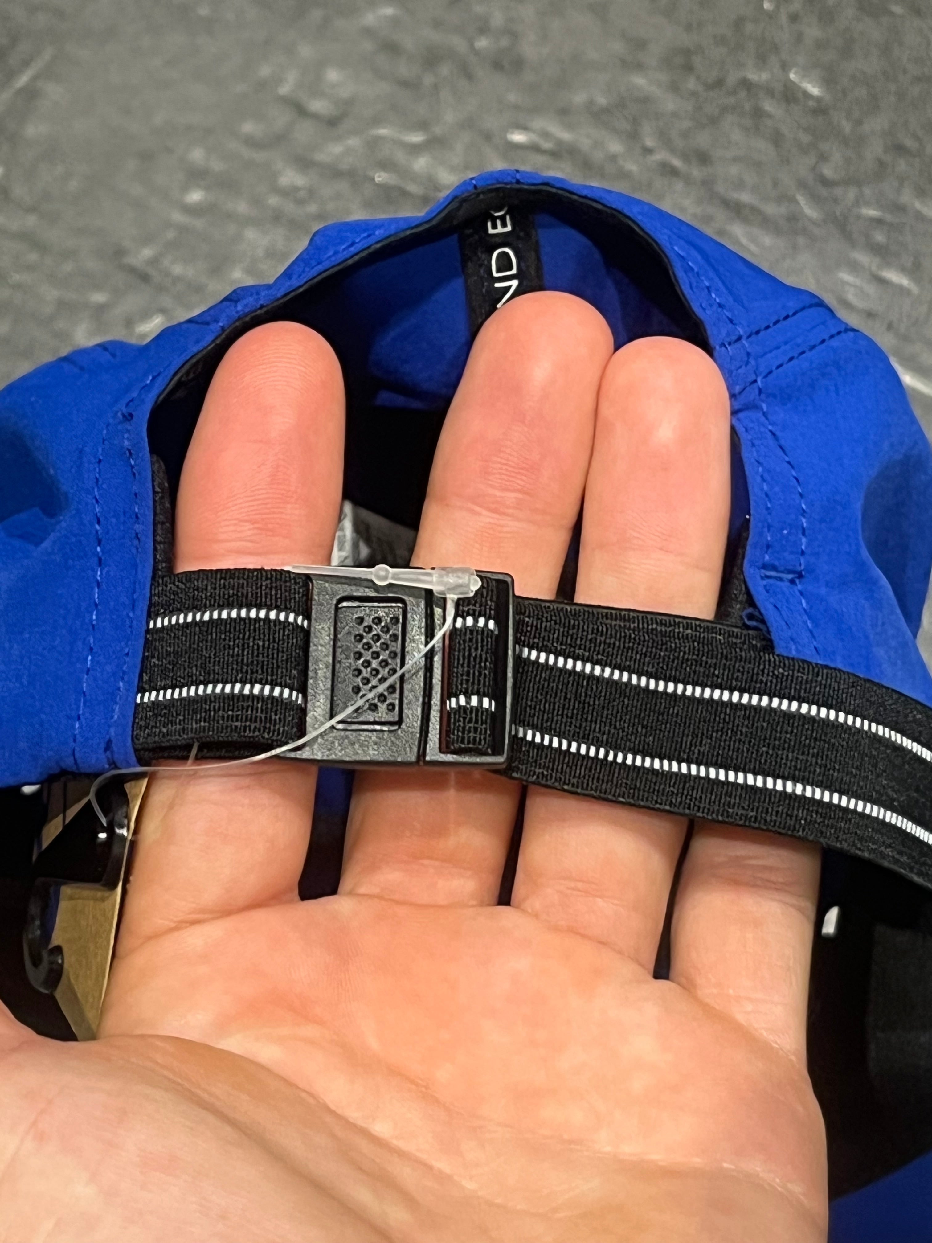 Blue ASICS Ultra Lightweight Running Cap