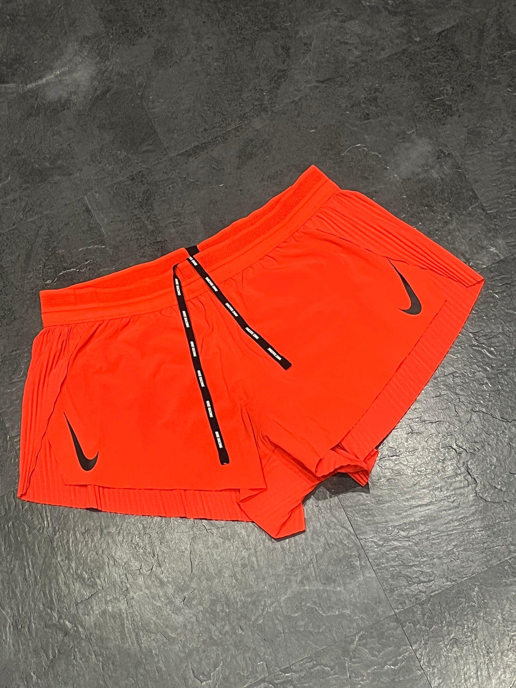 Bright Crimson Nike Women’s Dri Fit ADV Aeroswift 3” Racing Split Shorts