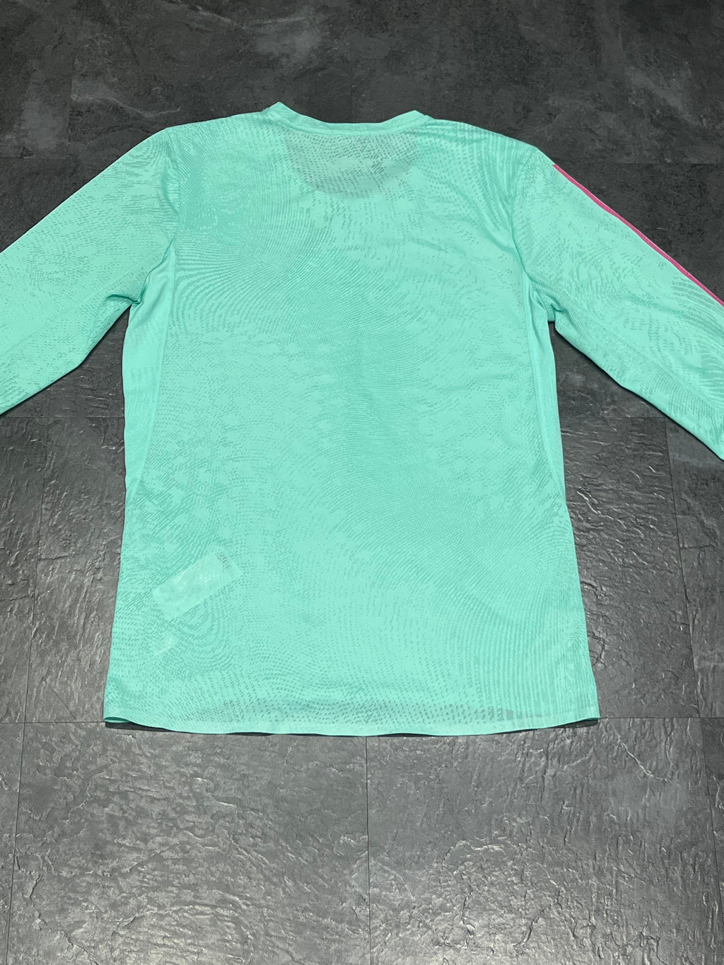 Green & Pink Adidas Men’s Adizero Promo Pro Elite 2023 LS Running Top