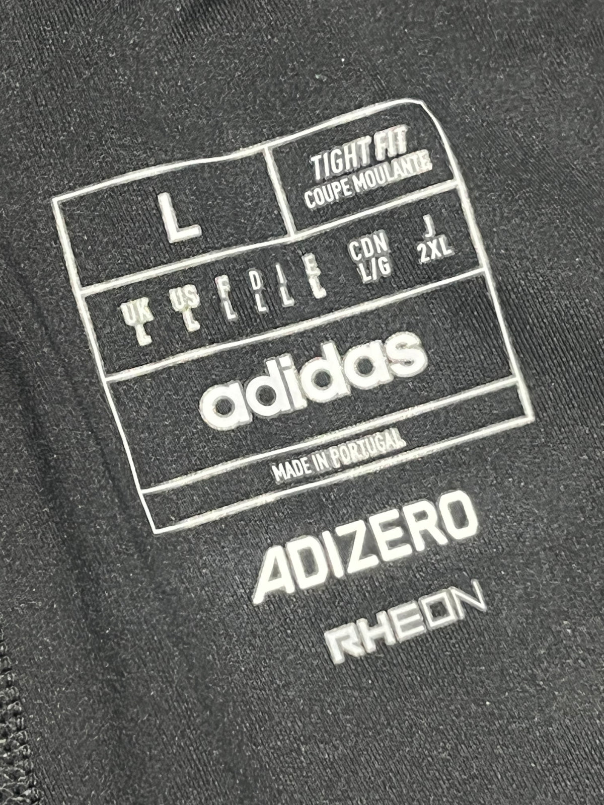 Black Adidas Men’s Adizero Rheon Racing 1/2 Tights