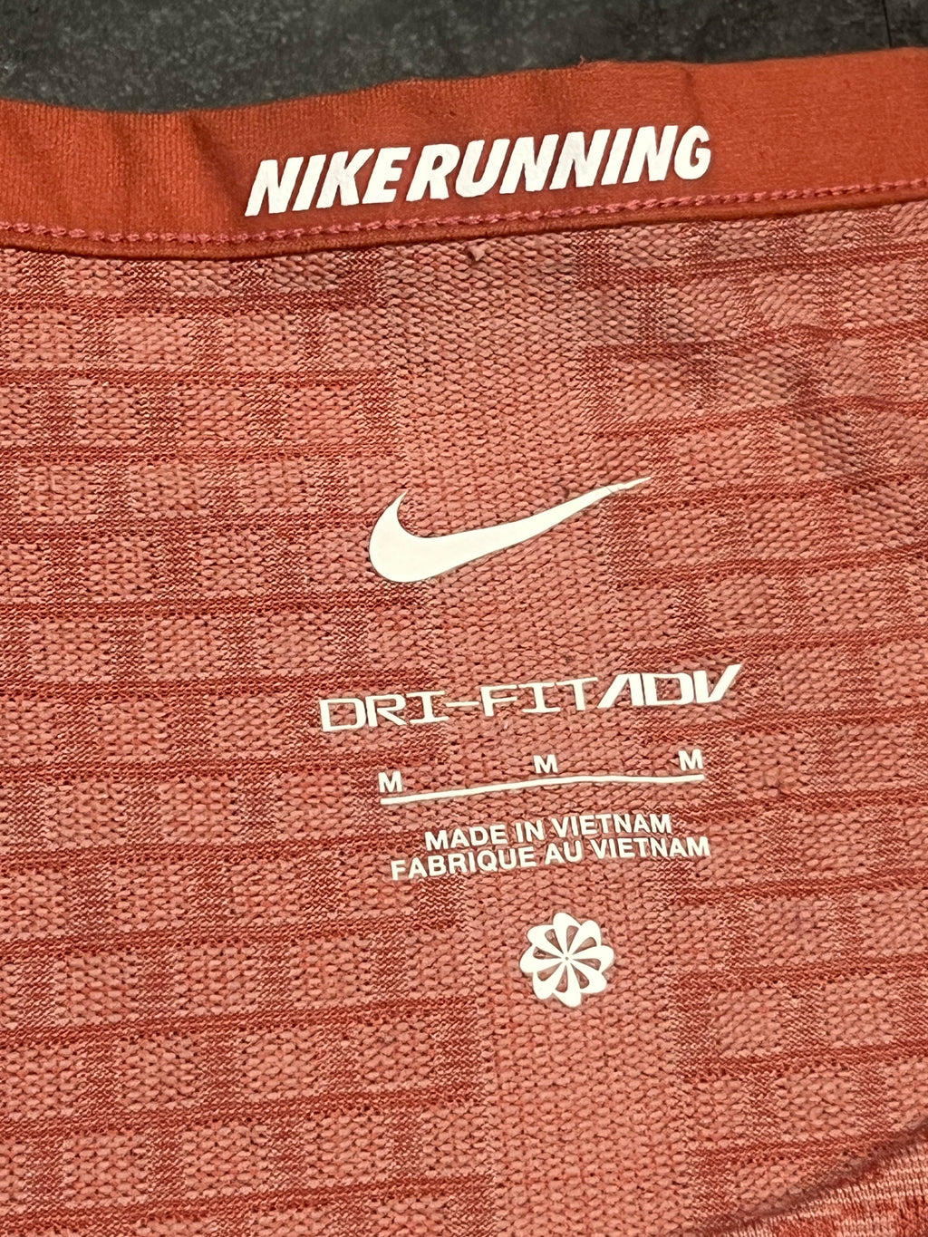 Peach Nike Dri Fit ADV Running T Shirt