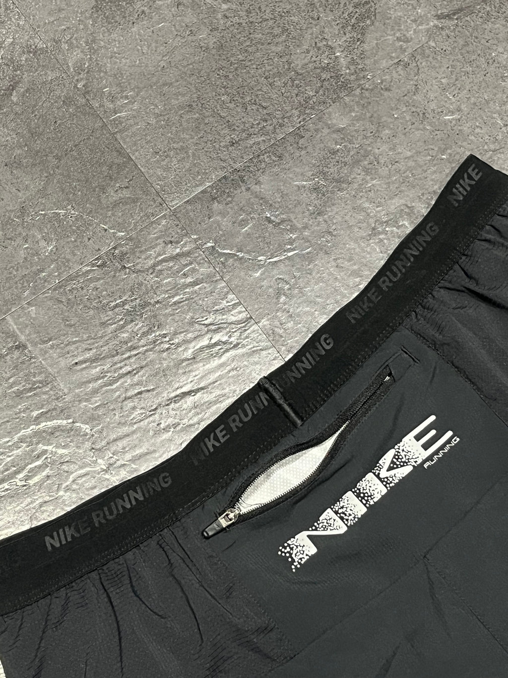 Black Nike Men’s Dri Fit Stride Energy 5” Brief Lined Running Shorts