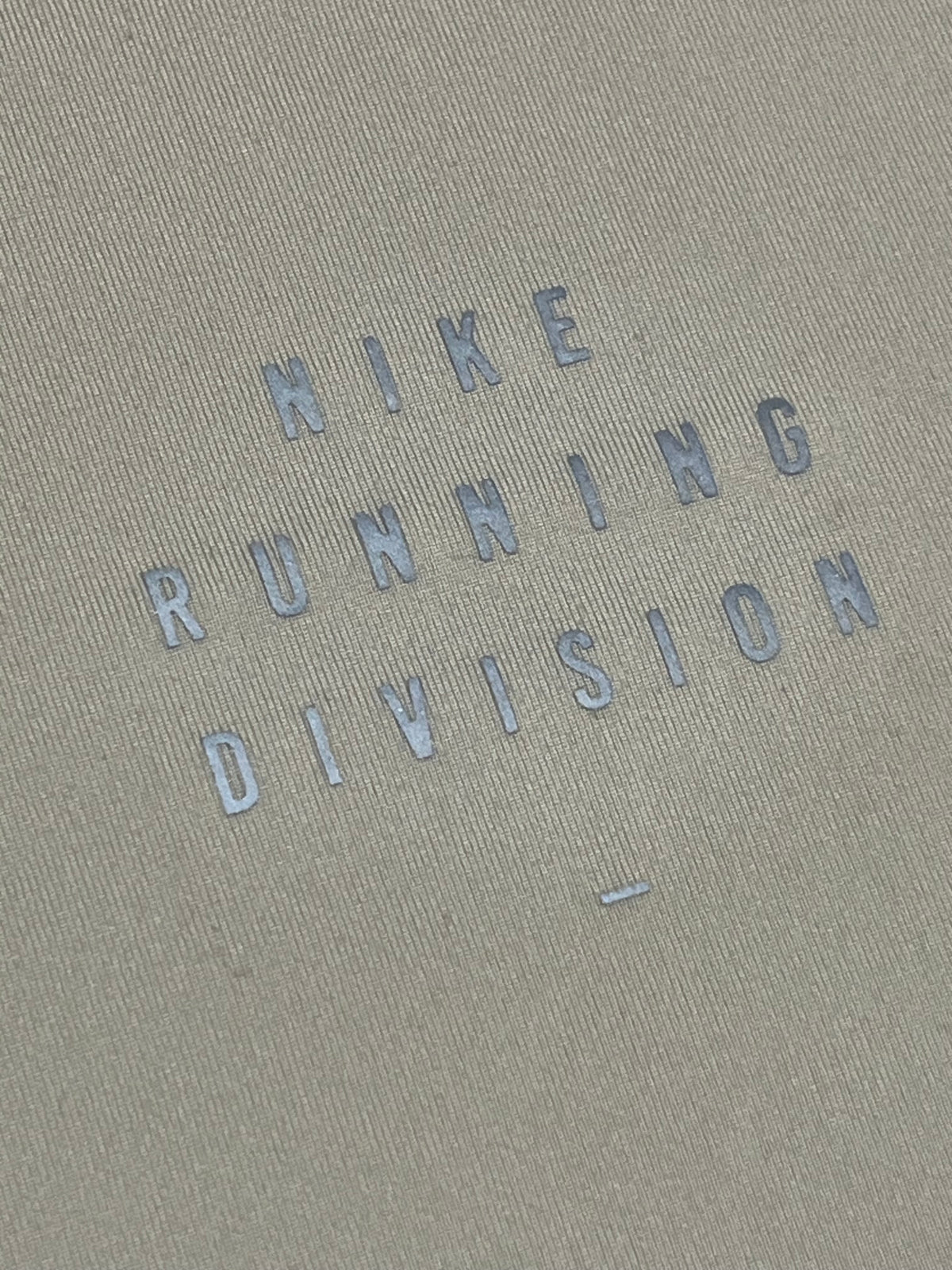 Beige Nike Men’s Dri Fit Rise 365 Running Division T Shirt
