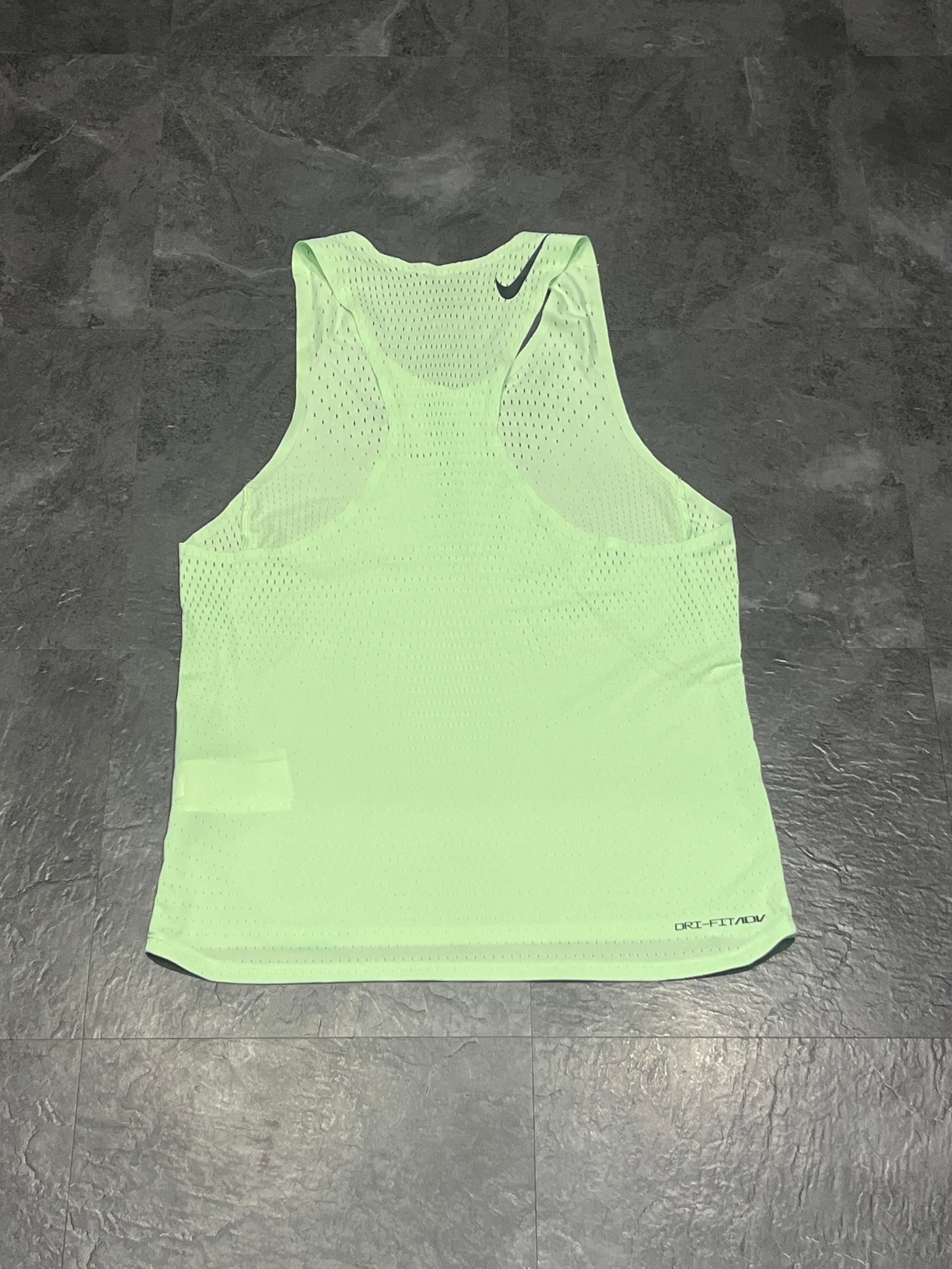 Lime Green Nike Men’s Dri Fit ADV Aeroswift Racing Singlet