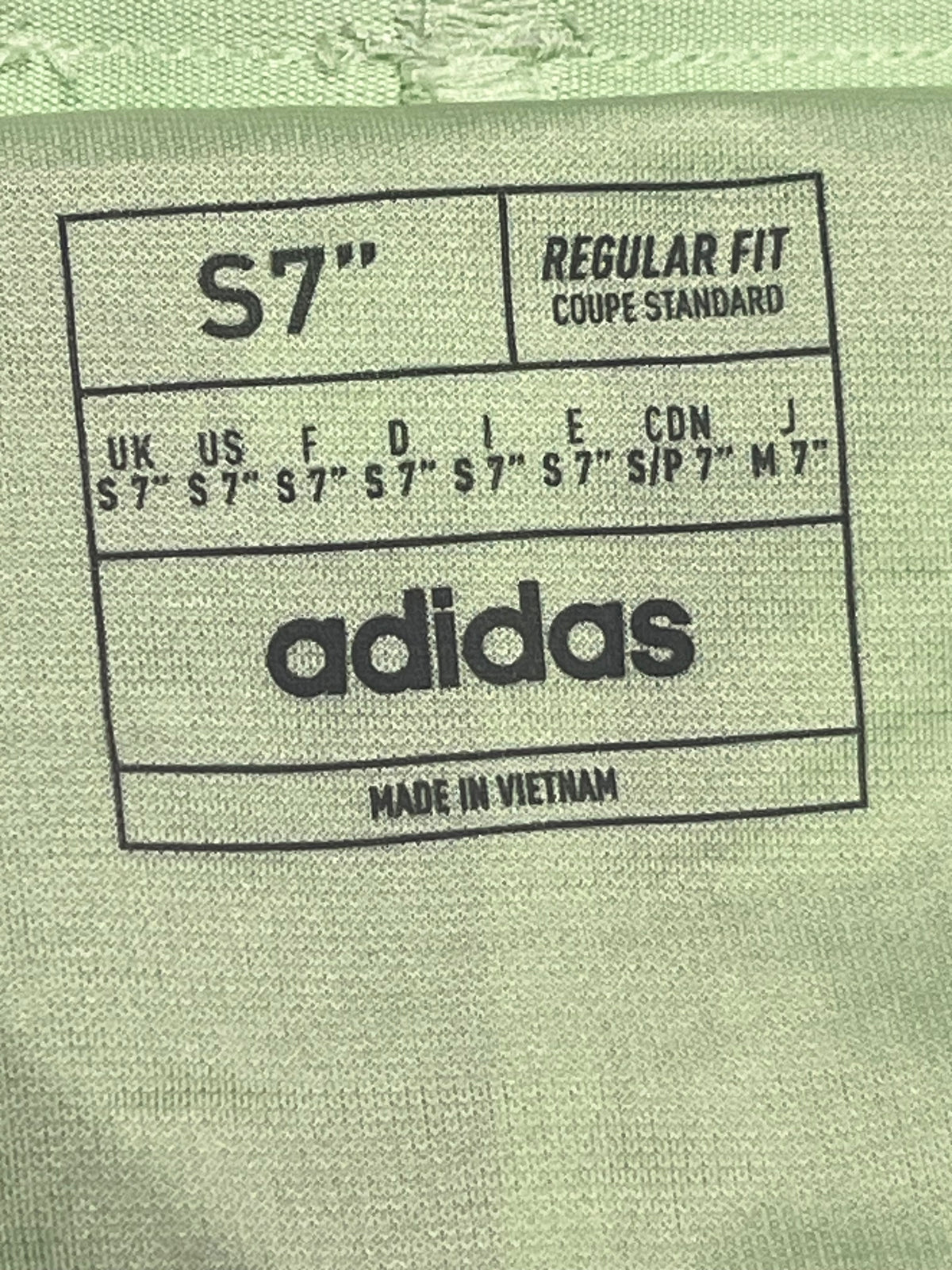 Striking Green Adidas Men’s “Own The Run” 3 Stripe 7” Running Shorts