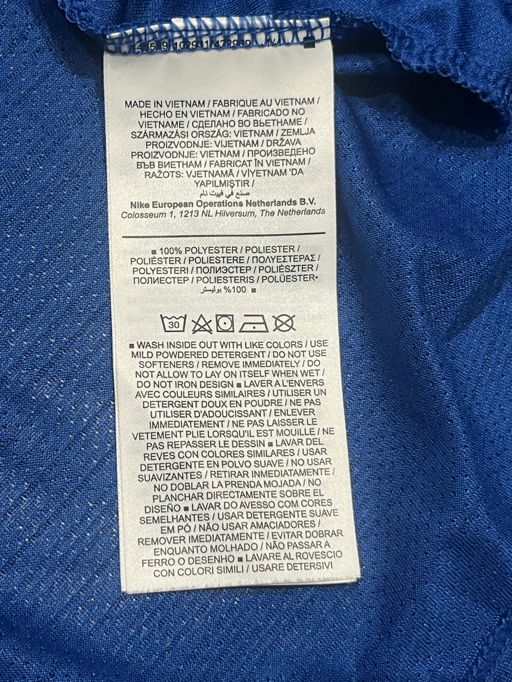 Blue Nike Men’s Dri Fit Miler Long Sleeve Running Top