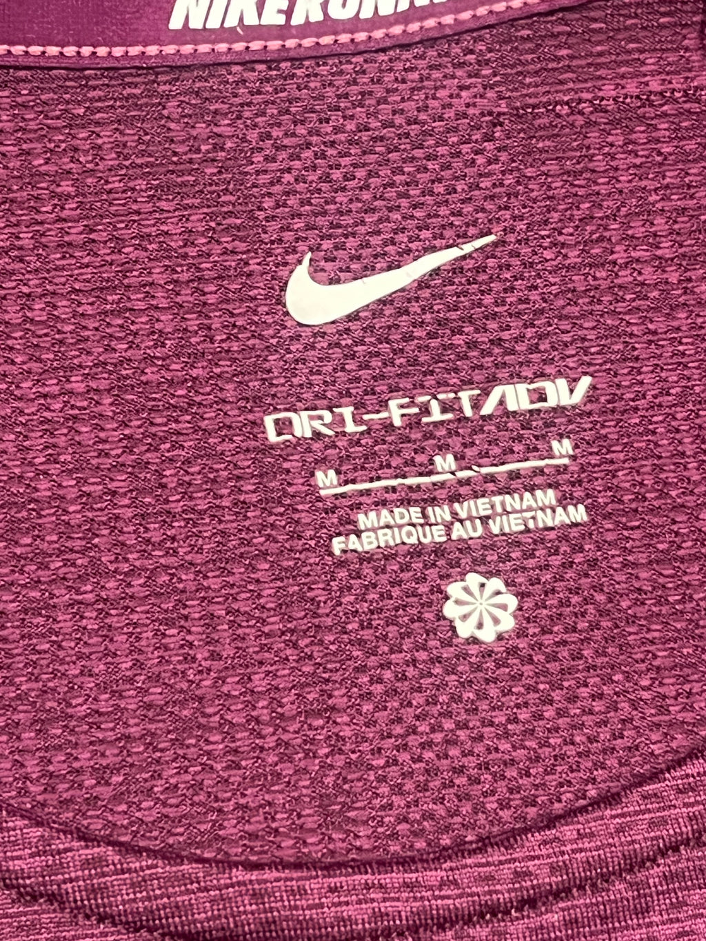Plum Nike Men’s Dri Fit ADV Running T Shirt