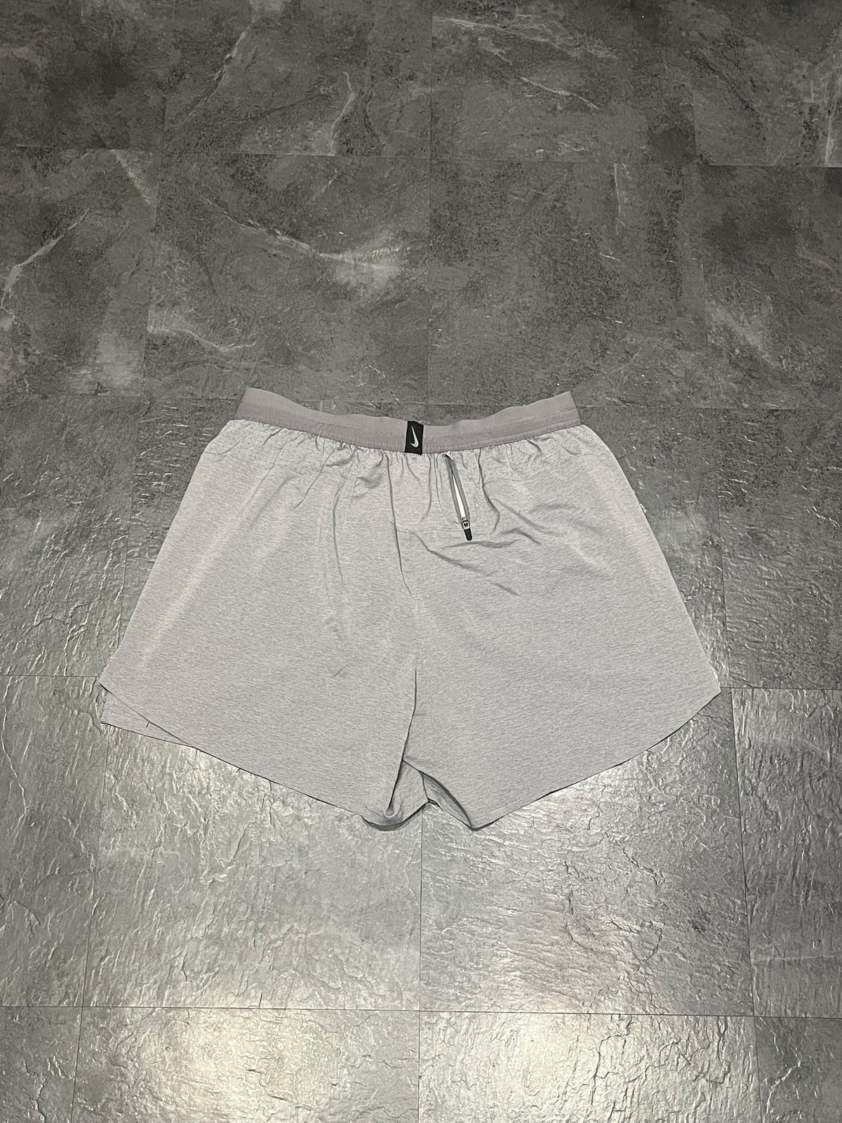 Grey Nike Men’s Dri Fit Flex Stride 5” Brief Lined Running Shorts
