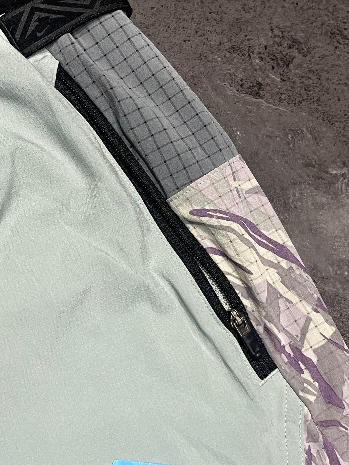 Light Blue Camo Nike Men’s Dri Fit Trail 5” Brief Lined Running Shorts