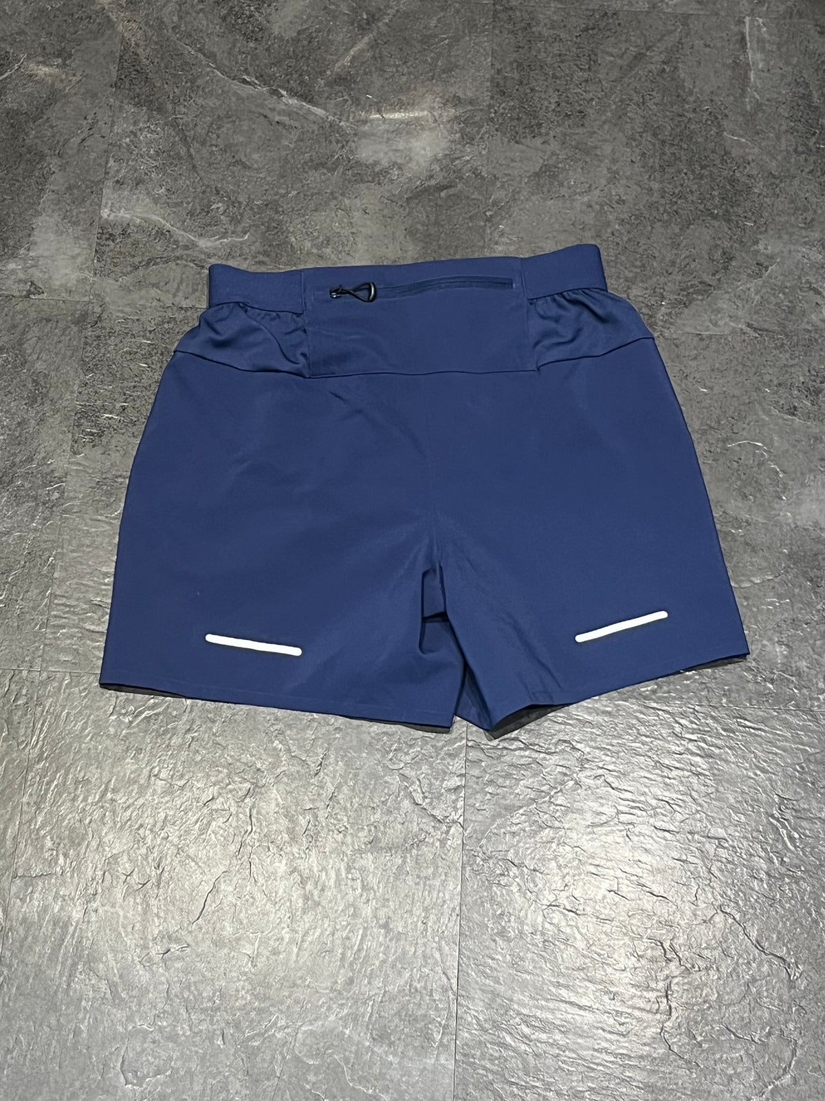 Navy Blue Asics Men’s Road 5” Brief Lined Running Shorts
