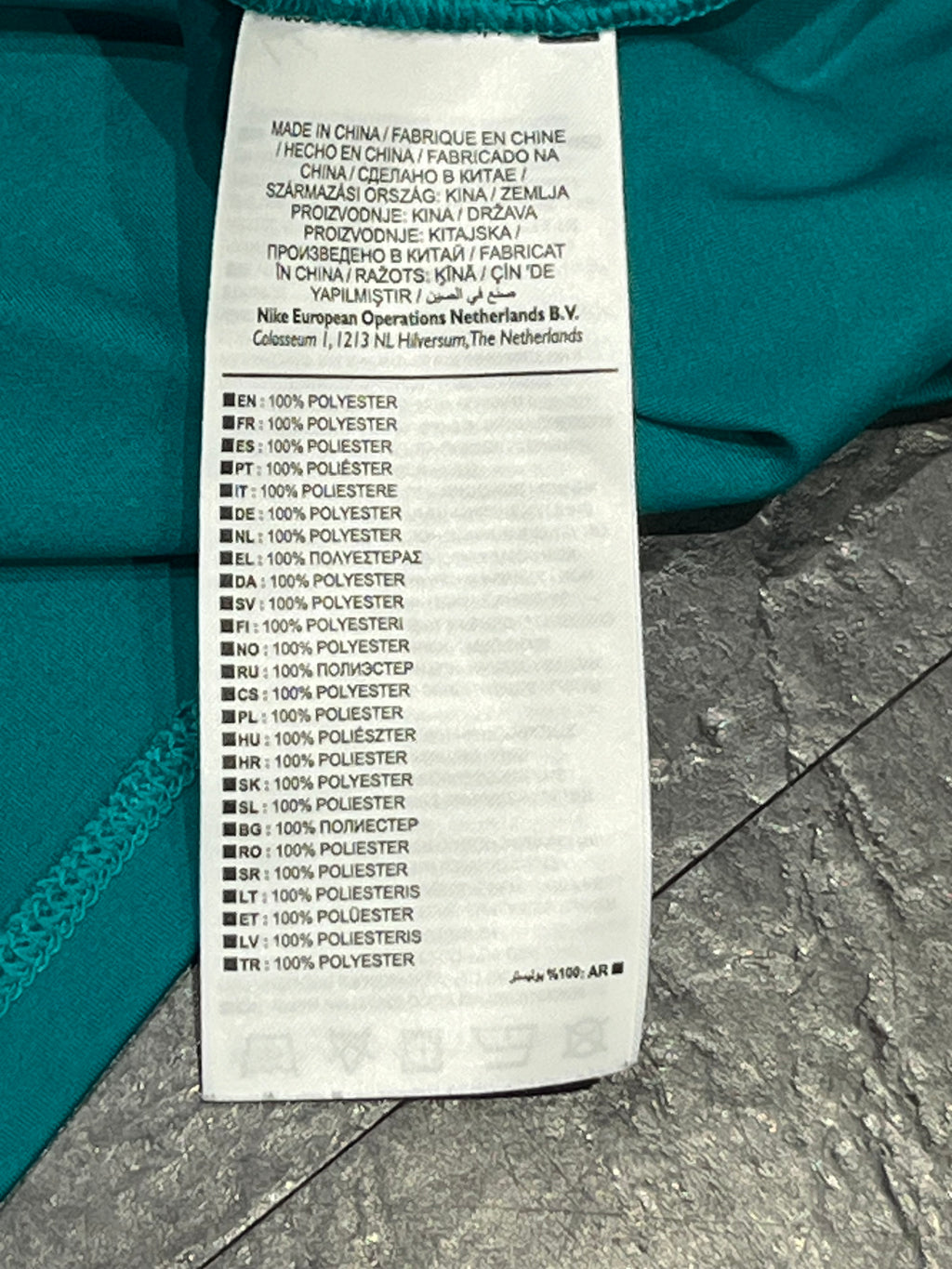 Teal Nike Men’s Dri Fit Pro Elite Racing Singlet