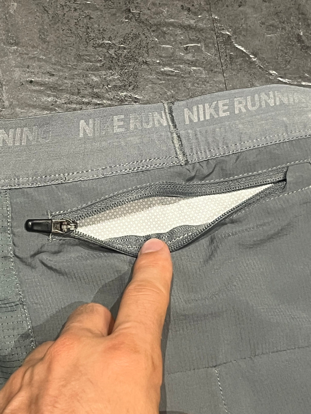 Grey Nike Men’s Dri Fit Flex Stride 7” Brief Lined Running Shorts