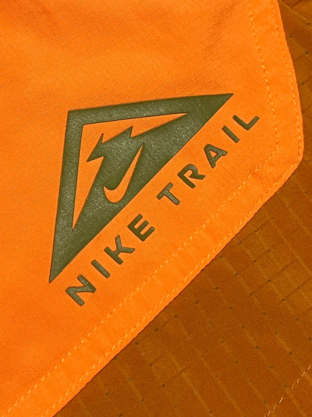 Orange Nike Men’s Dri Fit Trail 5” Brief Lined Running Shorts