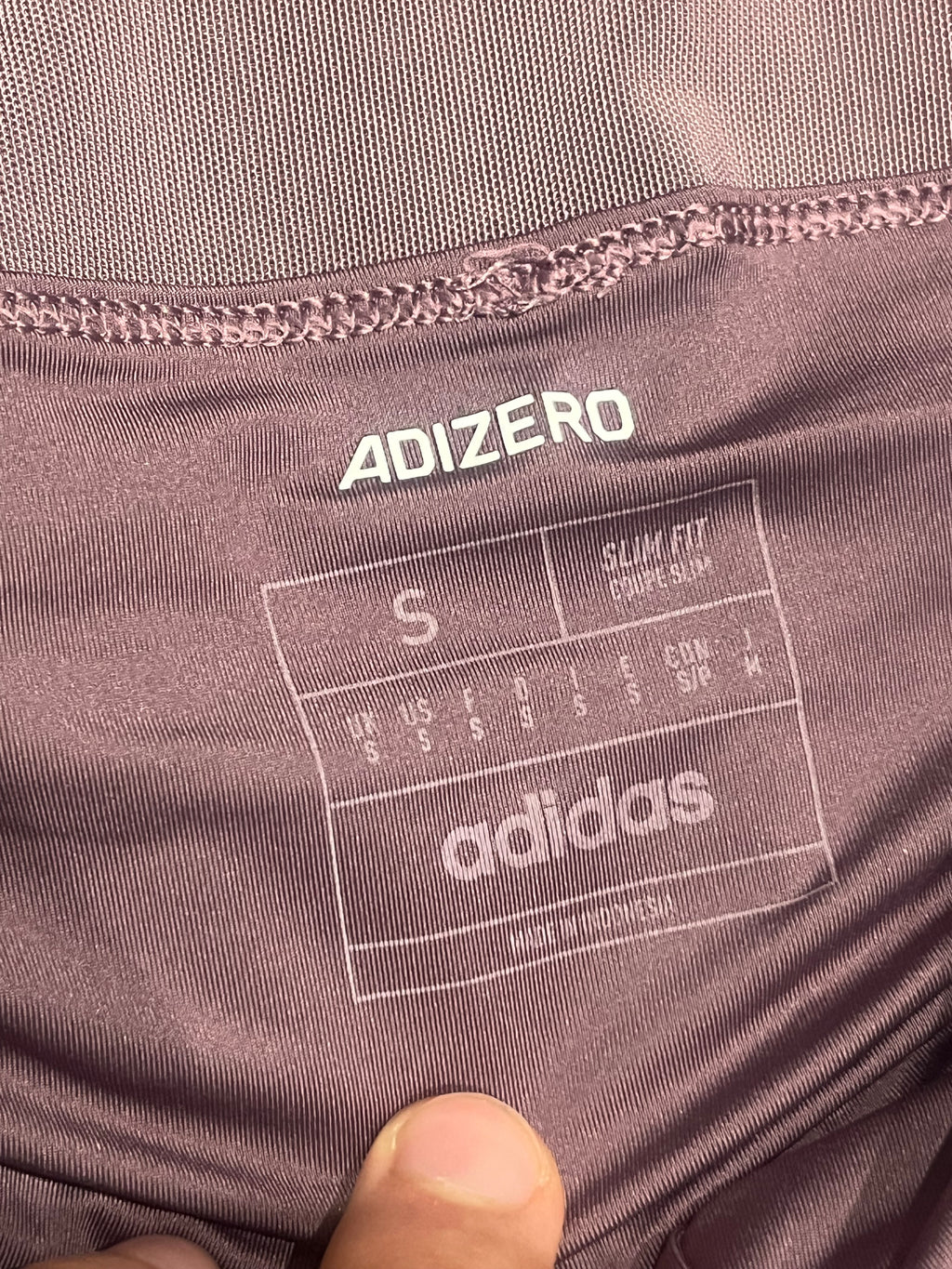 Fig Purple Adidas Adizero Men’s Gel 5” Racing Split Shorts
