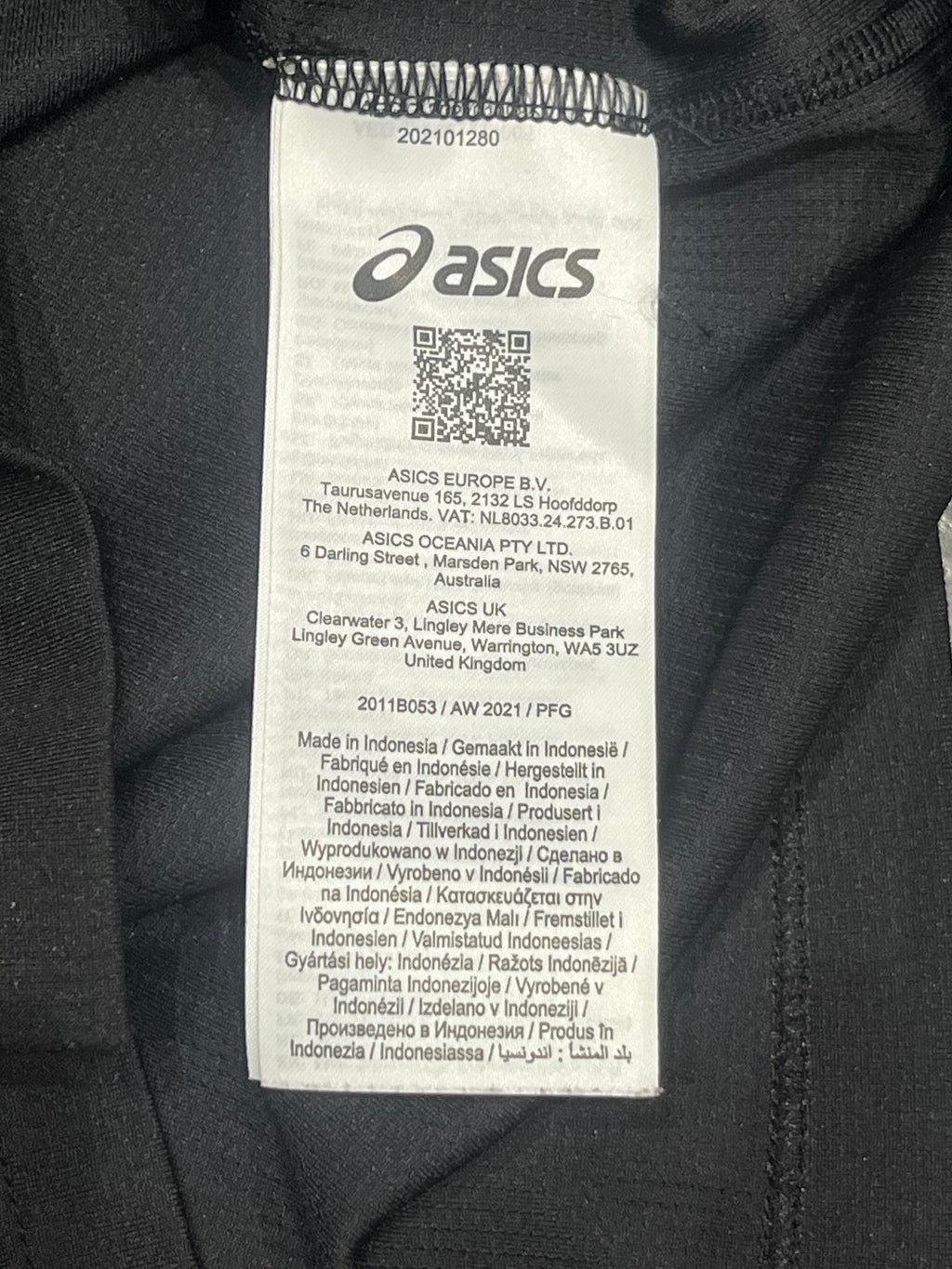 Black/Grey Asics Men’s Icon 1/4 Zip Running Top
