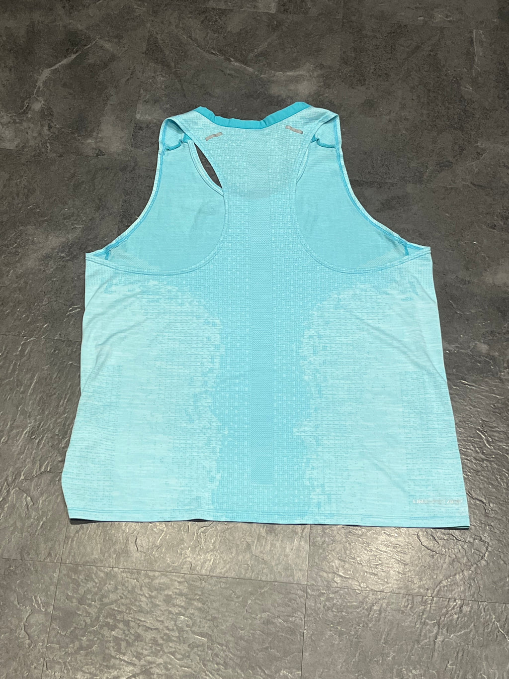 Light Blue Nike Men’s Dri Fit ADV Running Singlet