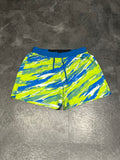 Green & Blue Asics Men’s Color Injection 5” Brief Lined Running Shorts