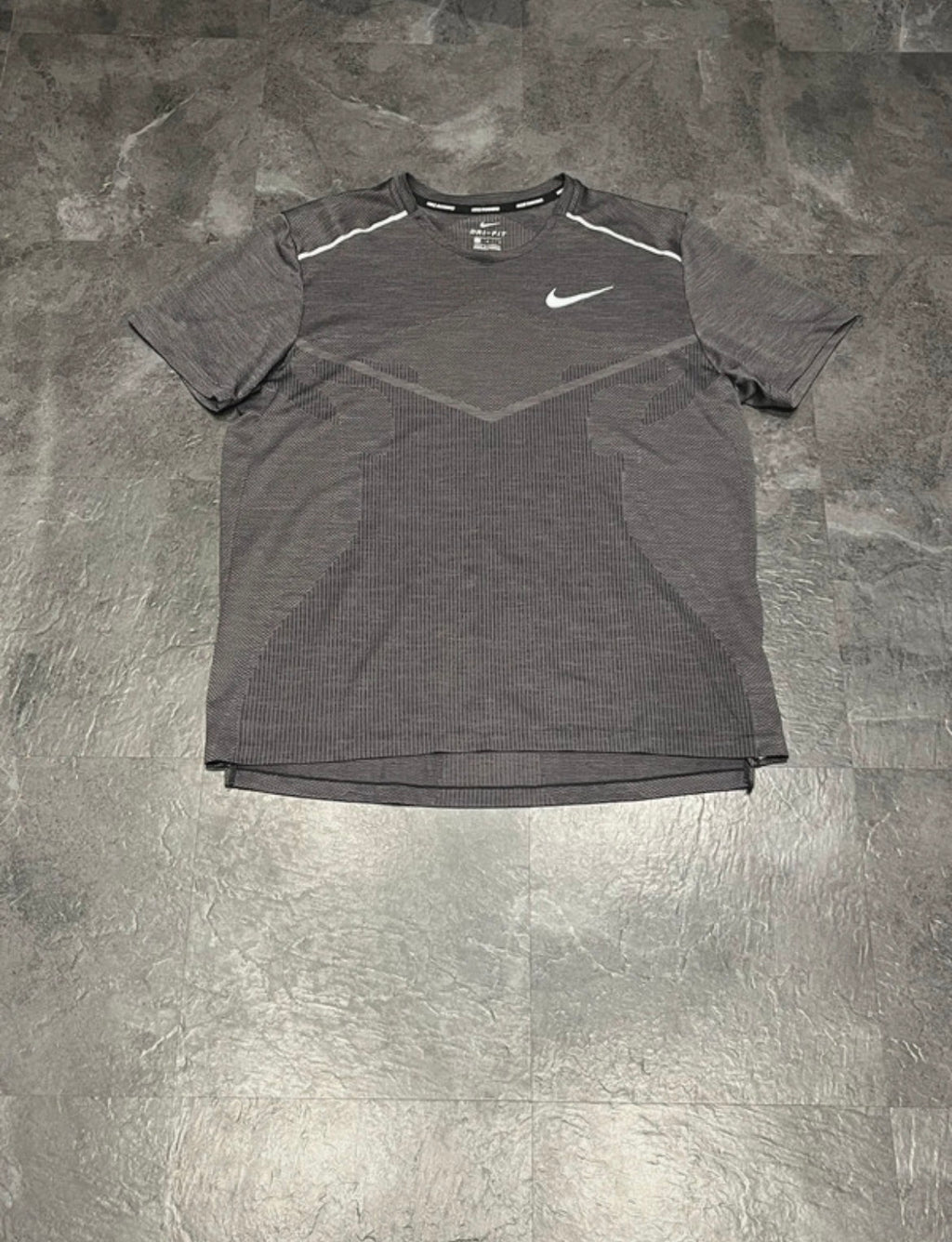 Dark Grey Nike Men’s Dri Fit ADV TechKnit T Shirt