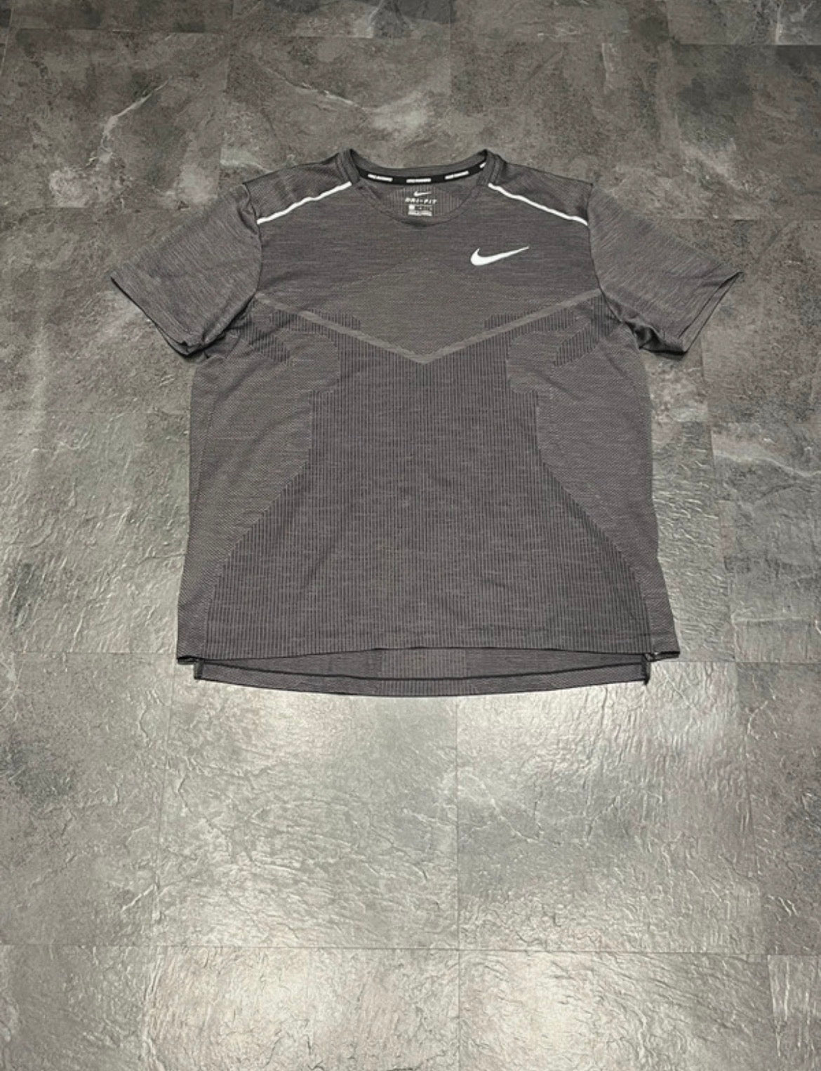 Dark Grey Nike Men’s Dri Fit ADV TechKnit T Shirt