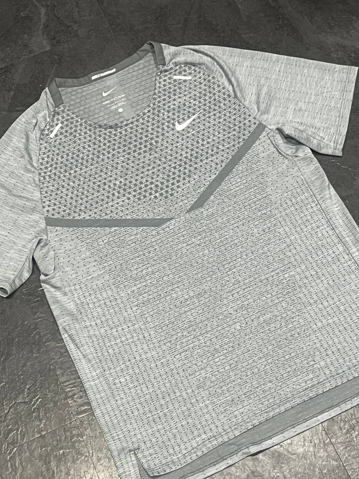 Grey Nike Men’s Dri Fit ADV Running T Shirt