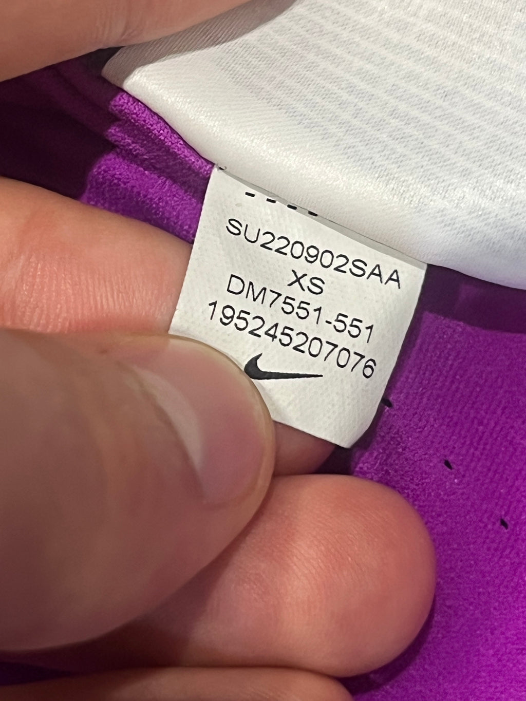 Purple Nike Women’s Dri Fit ADV Aeroswift Racing Singlet