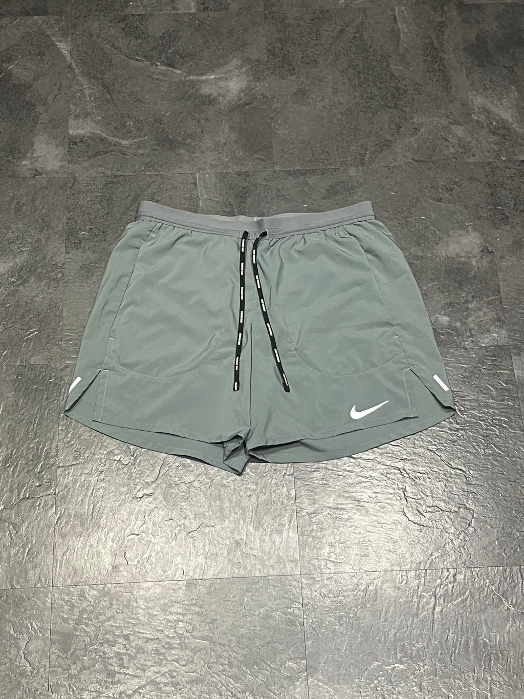 Grey Nike Men’s Dri Fit Flex Stride 5” Brief Lined Running Shorts