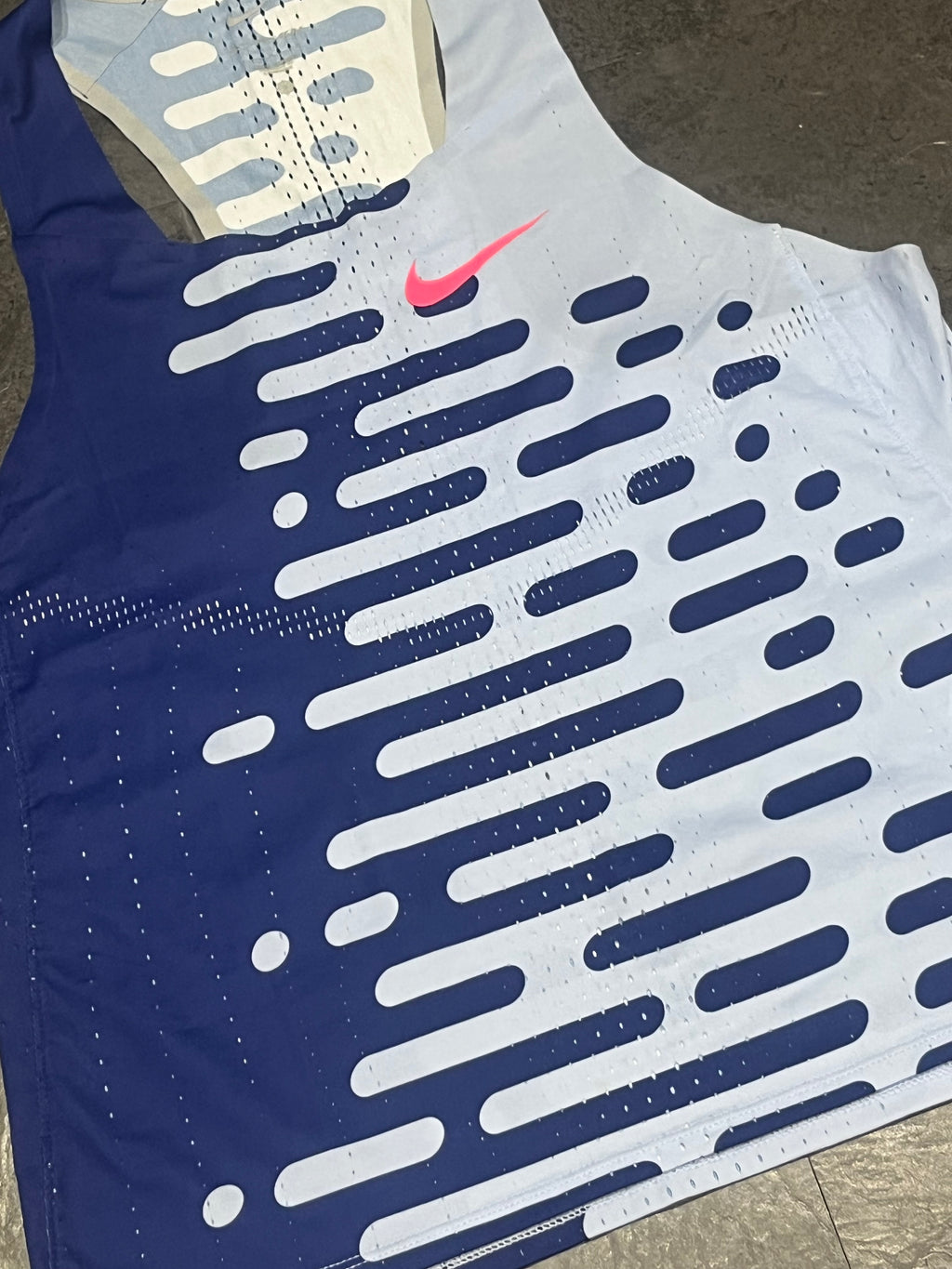 Blue Nike Men’s Dri Fit ADV AeroSwift 2023 Pro Elite Racing Singlet