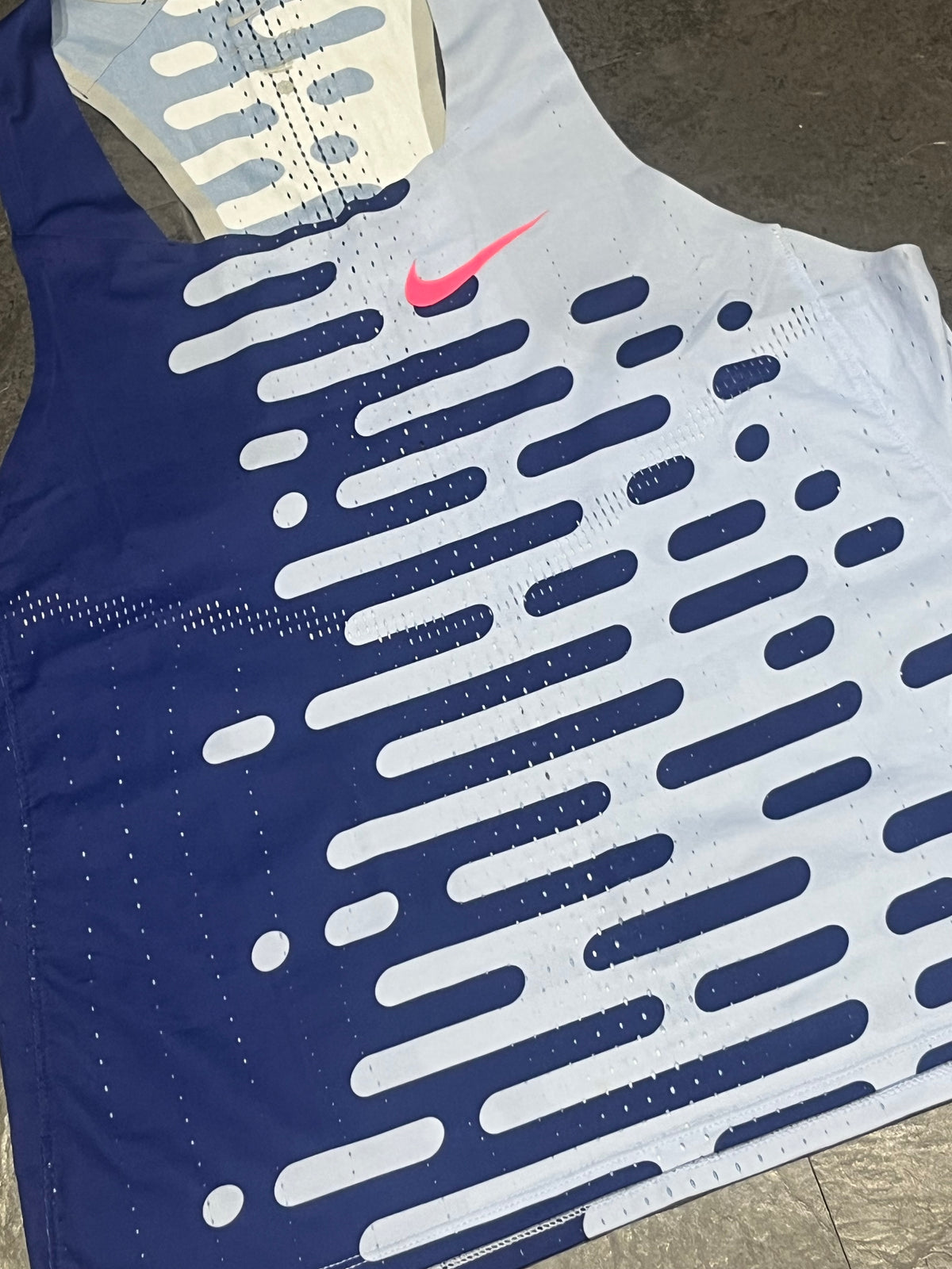 Blue Nike Men’s Dri Fit ADV AeroSwift 2023 Pro Elite Racing Singlet