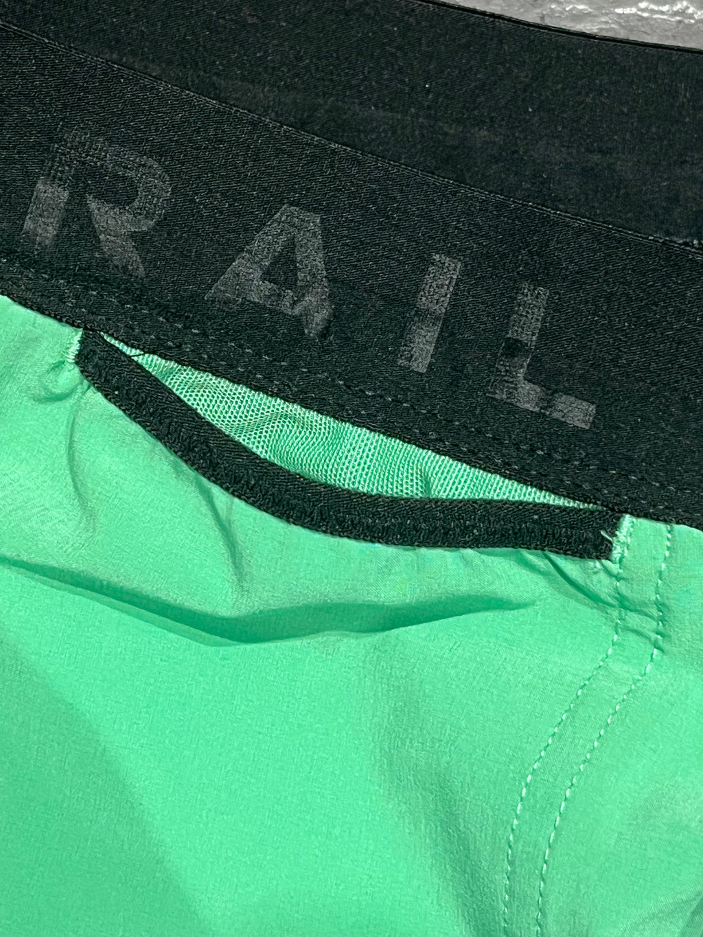 Mint Nike Men’s Dri Fit Trail “Second Sunrise” 7” Brief Lined Running Shorts