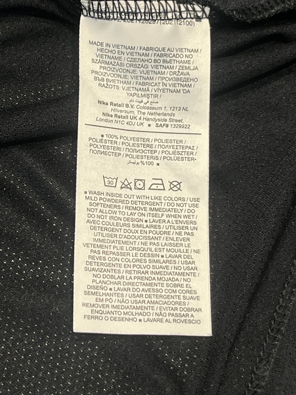 Black Nike Men’s Dri Fit Miler Long Sleeve Running Top