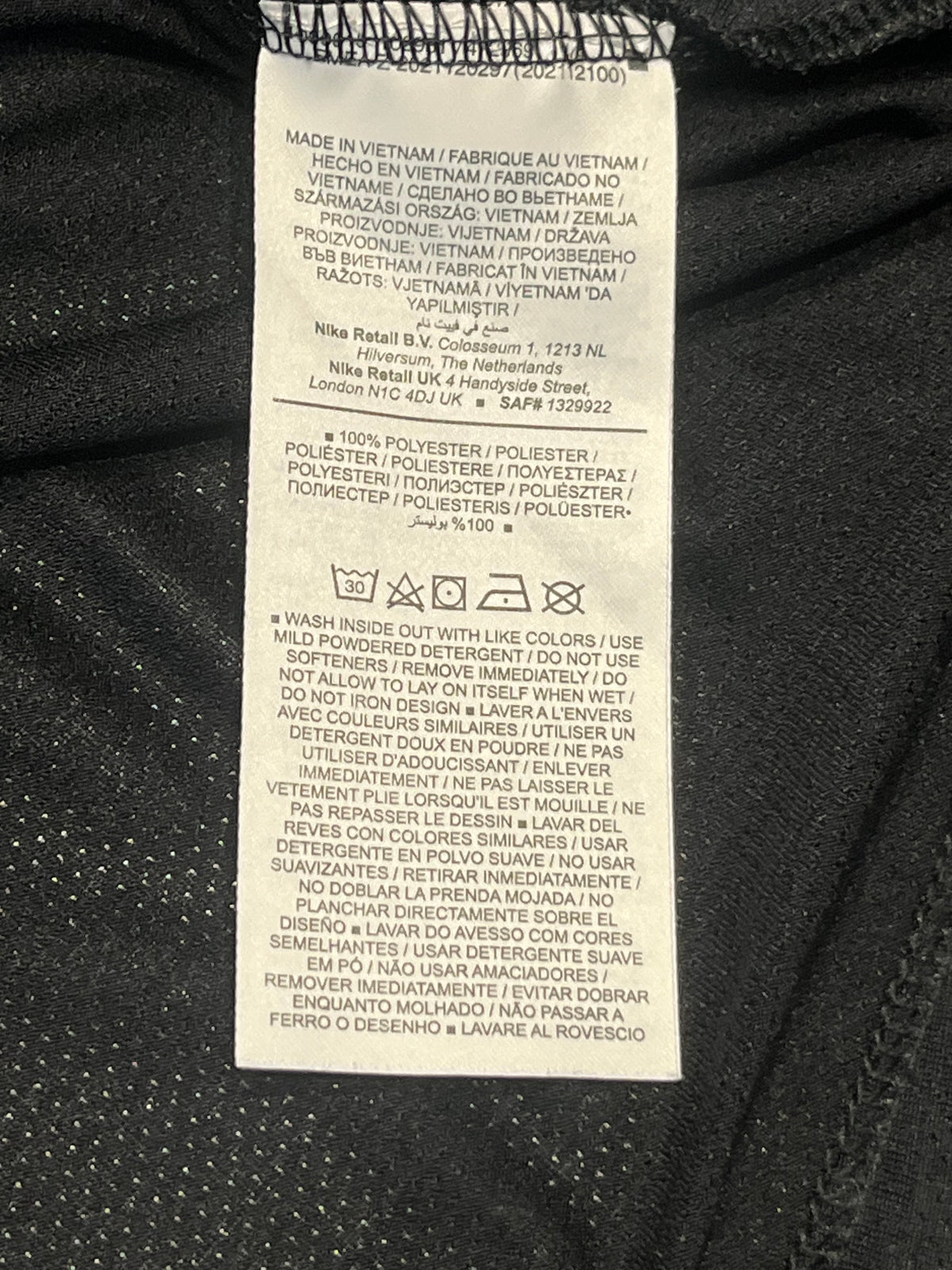 Black Nike Men’s Dri Fit Miler Long Sleeve Running Top
