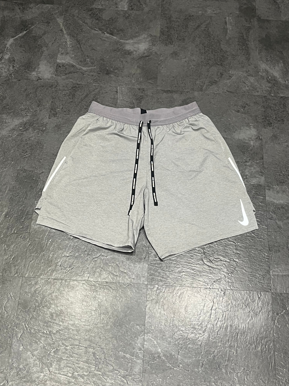 Grey Nike Men’s Dri Fit Flex Stride 7” Running Shorts