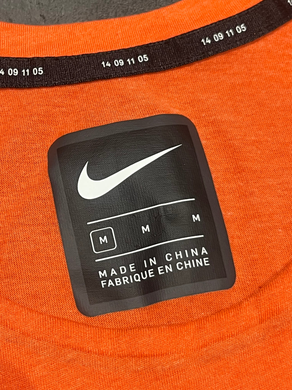 Orange Nike Men’s Tech Pack Running Singlet