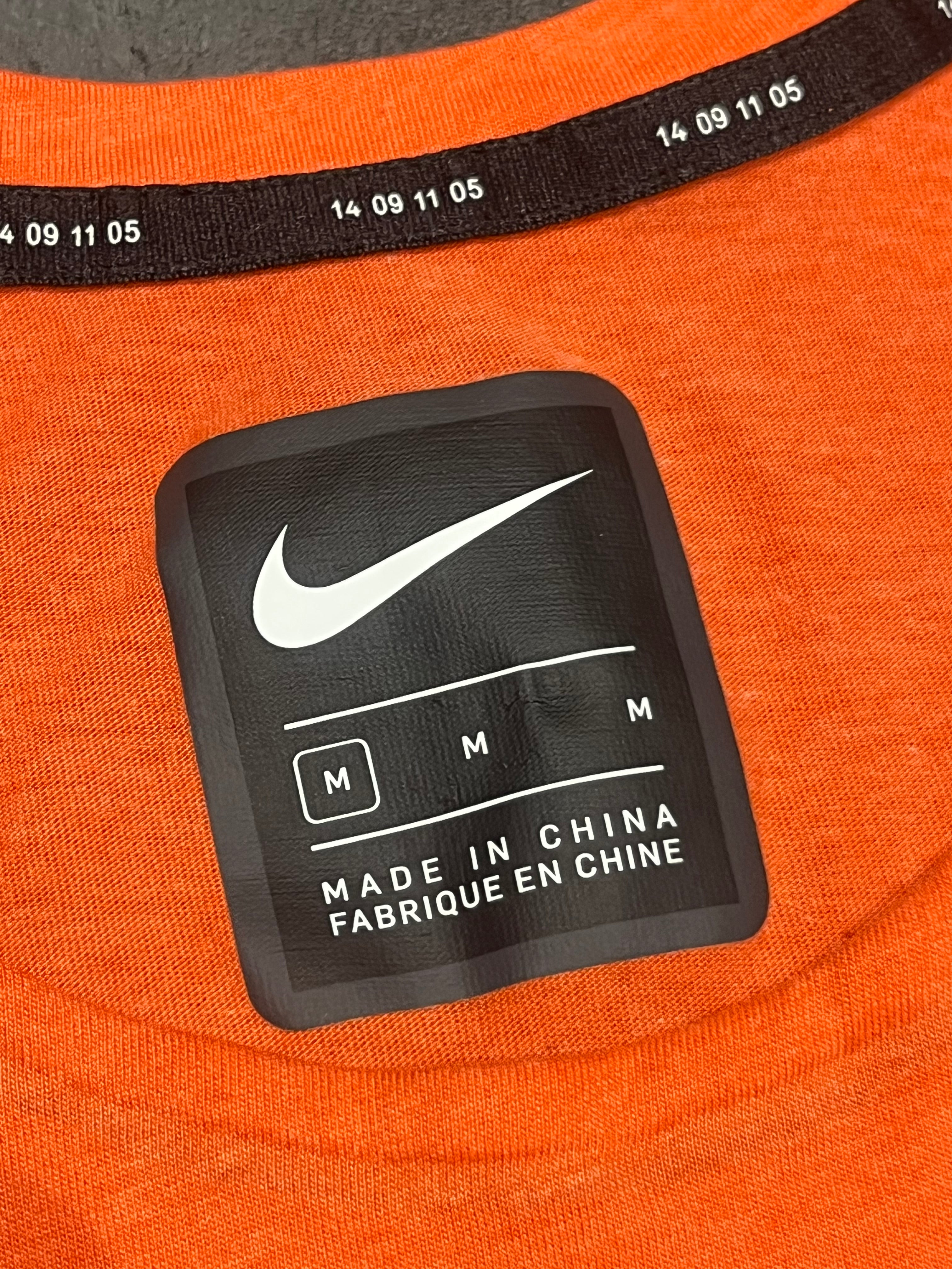 Orange Nike Men’s Tech Pack Running Singlet