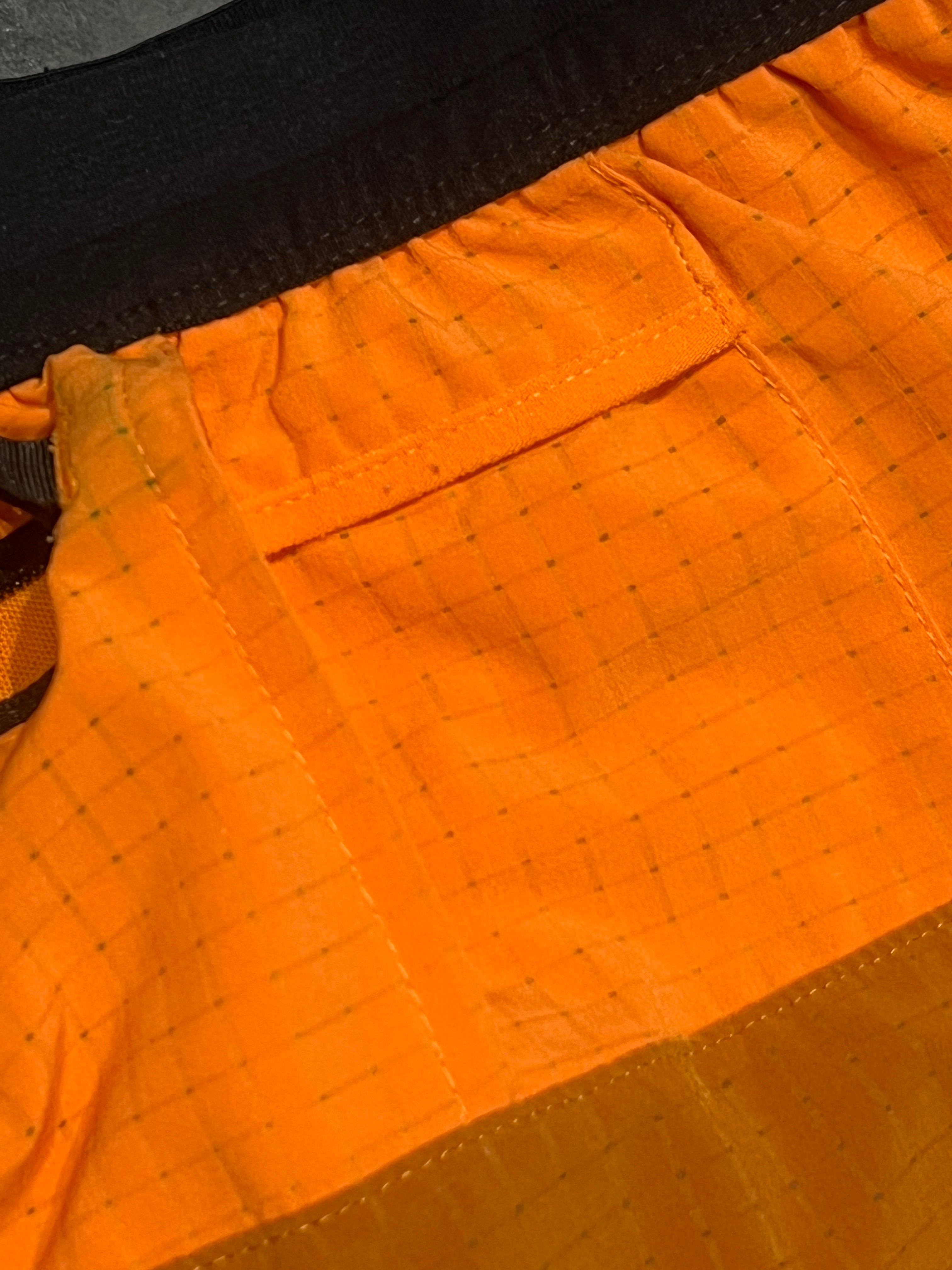 Orange Nike Men’s Dri Fit Trail 5” Brief Lined Running Shorts