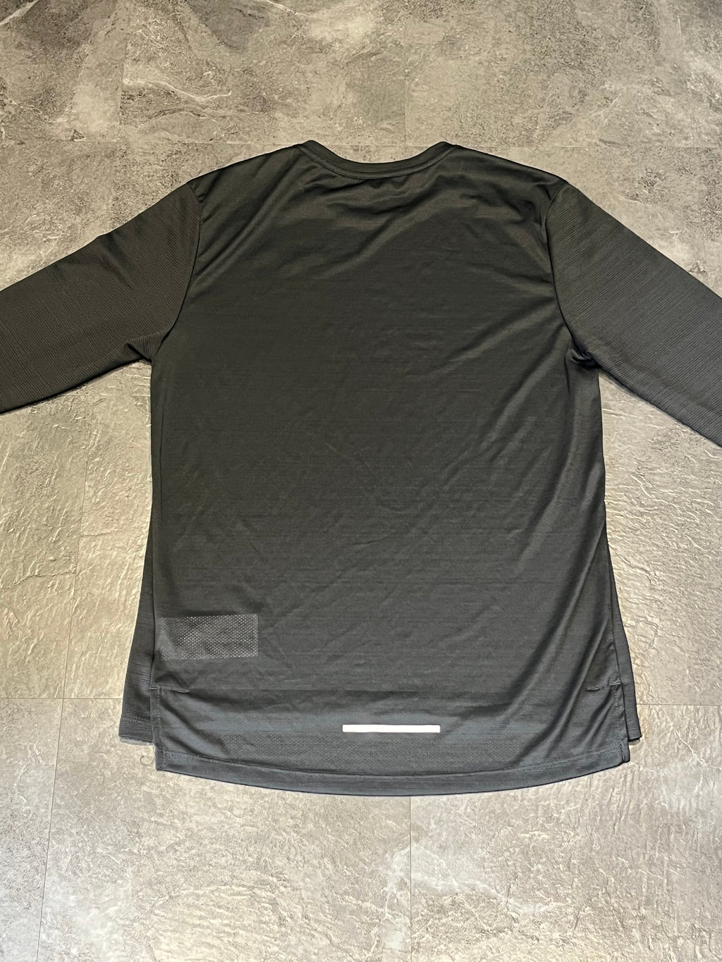 Black Nike Men’s Dri Fit Miler Long Sleeve Running Top
