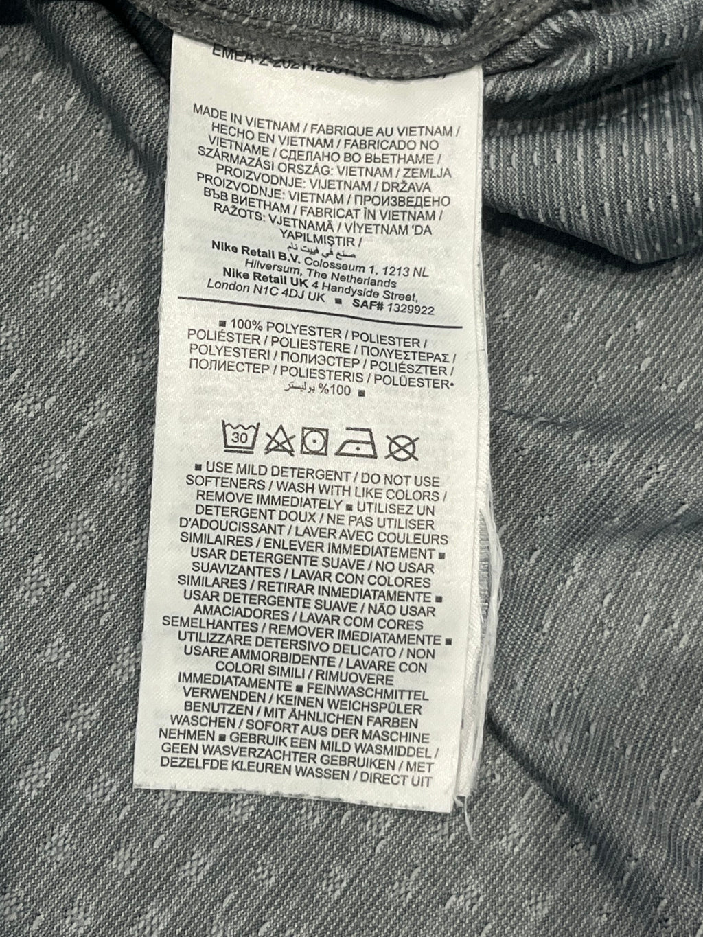 Grey Nike Men’s Dri Fit ADV Running T Shirt