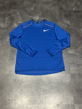 Blue Nike Men’s Dri Fit Miler Long Sleeve Running Top