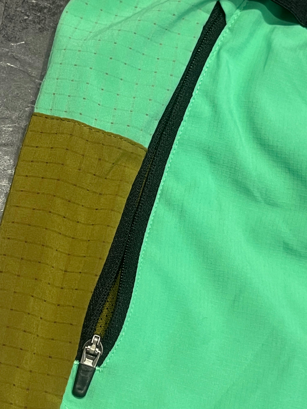 Mint Green & Olive Nike Men’s Dri Fi Trail 5” Brief Lined Running Shorts