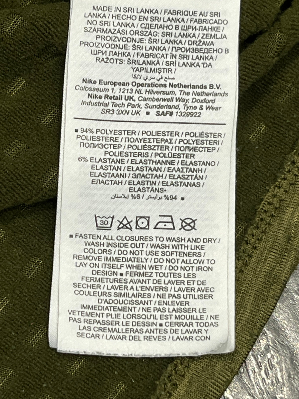 Green Nike Mens Therma Fit Repel Element 1/2 Zip Top