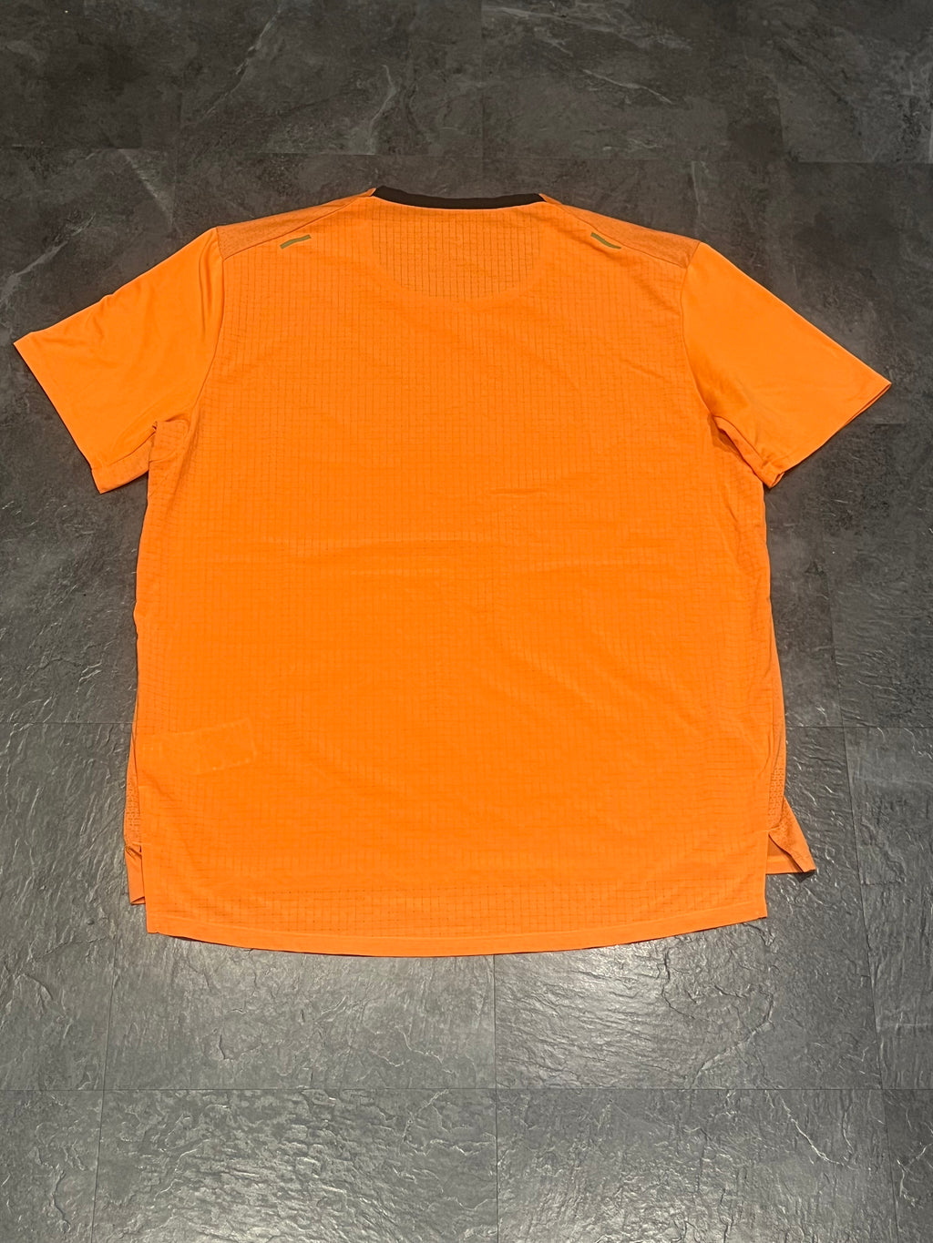 Orange Nike Men’s Dri Fit Rise 365 Trail Running T Shirt