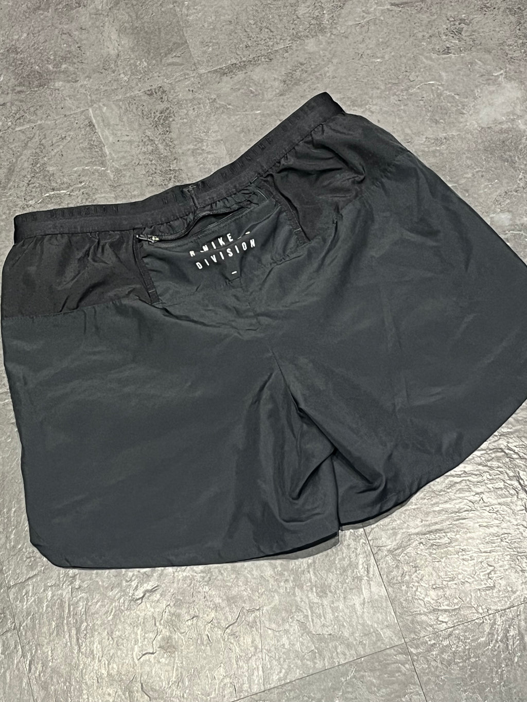 Black Nike Men’s Dri Fit Running Division 5” Brief Lined Running Shorts