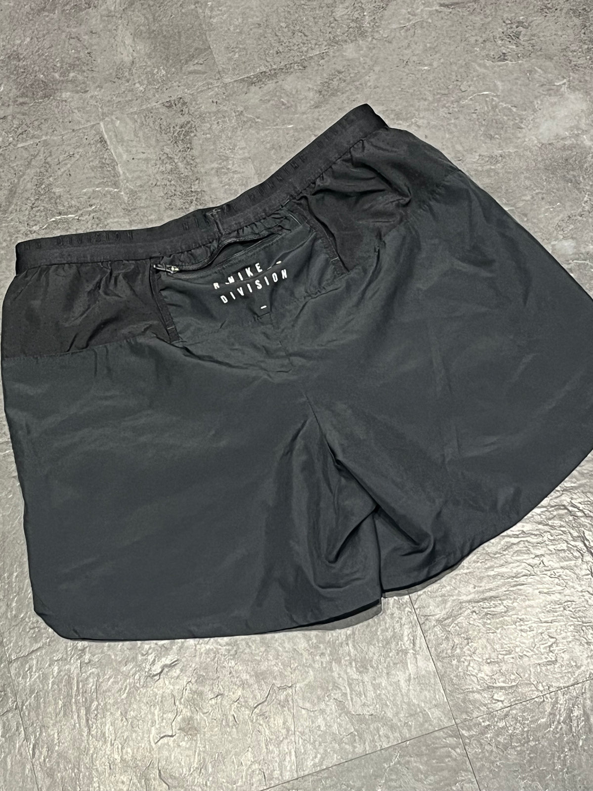 Black Nike Men’s Dri Fit Running Division 5” Brief Lined Running Shorts