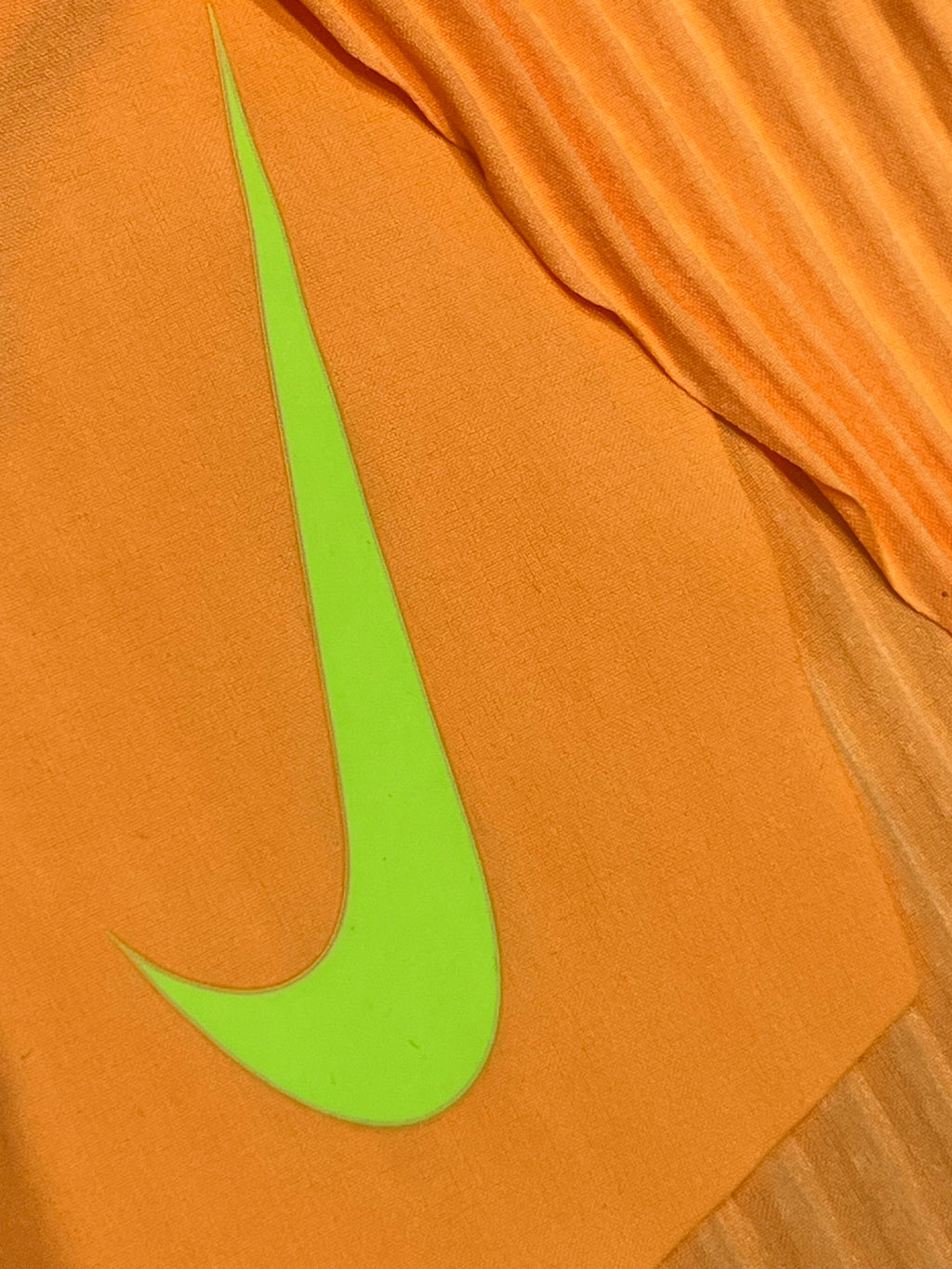 Orange & Ghost Green Nike Women’s Dri Fit ADV Aeroswift 3” Racing Split Shorts