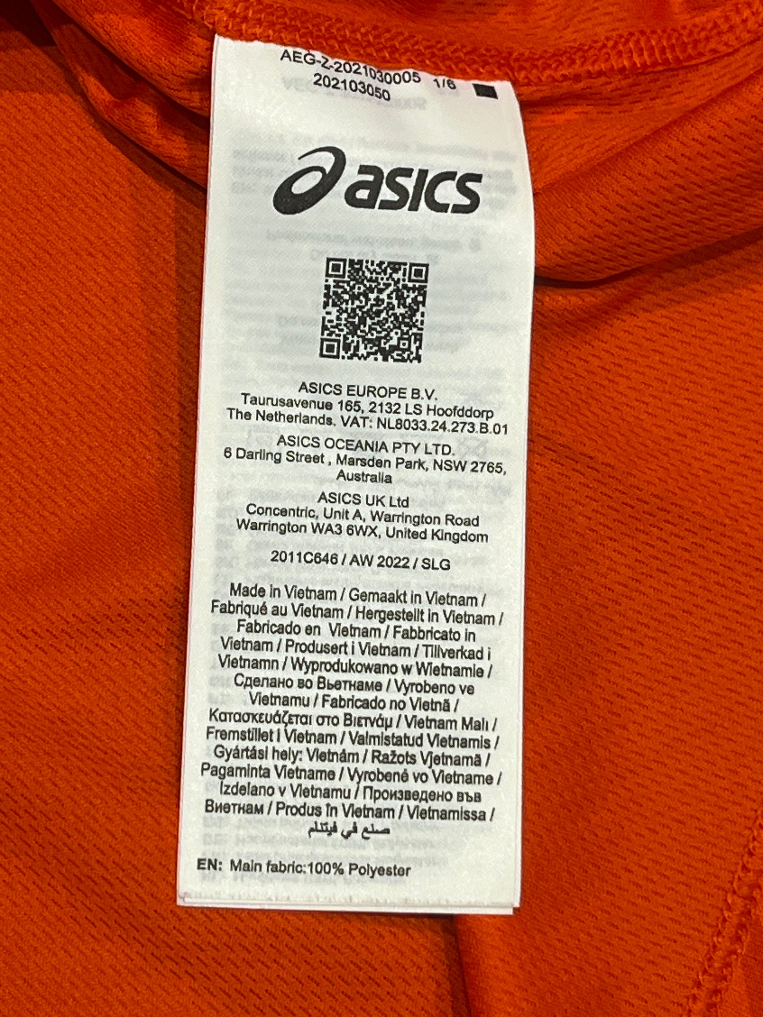 Red Asics Men’s Core All Over Print Running T Shirt