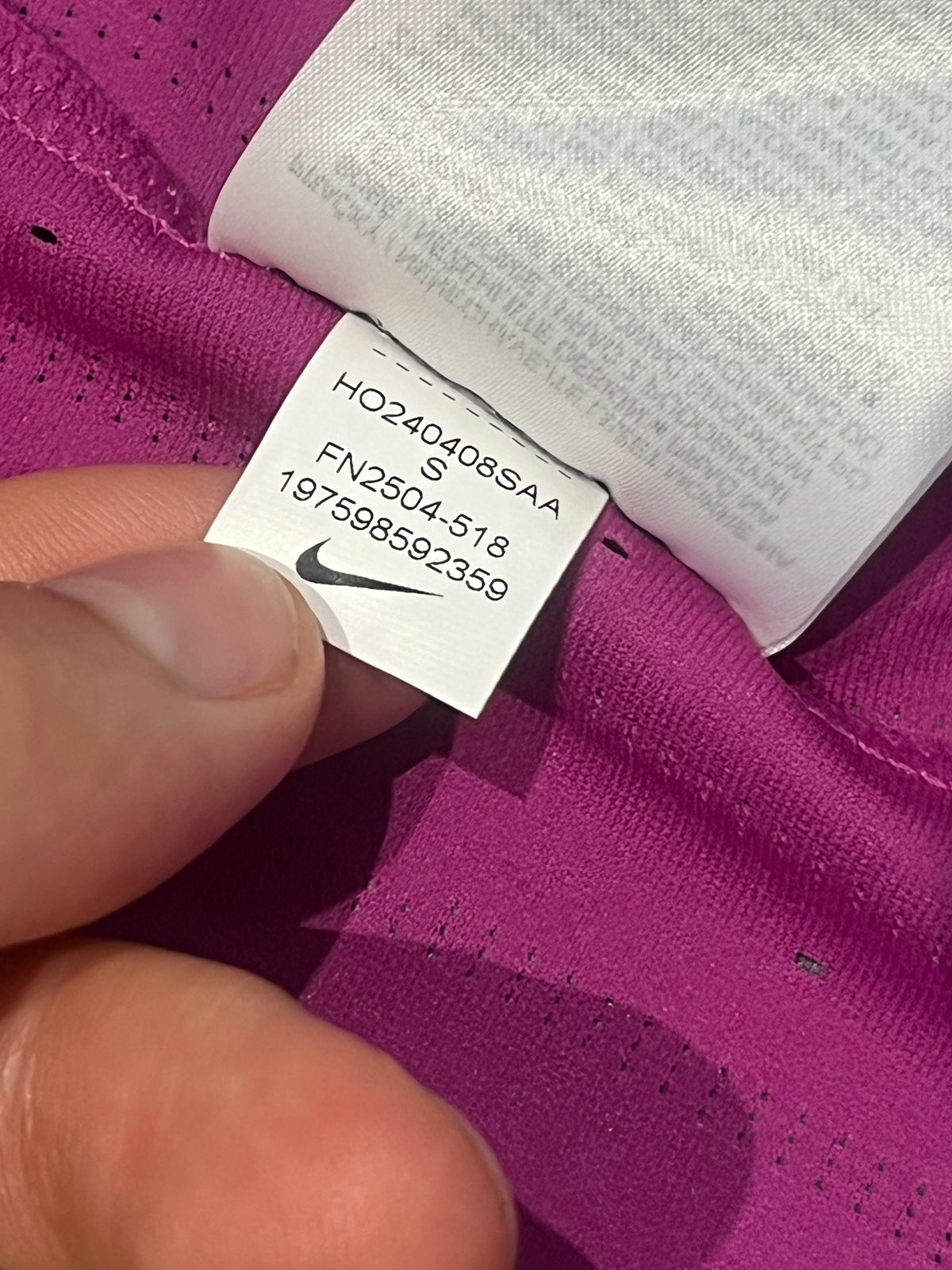 Purple Nike Women’s Dri Fit ADV Aeroswift Racing Singlet