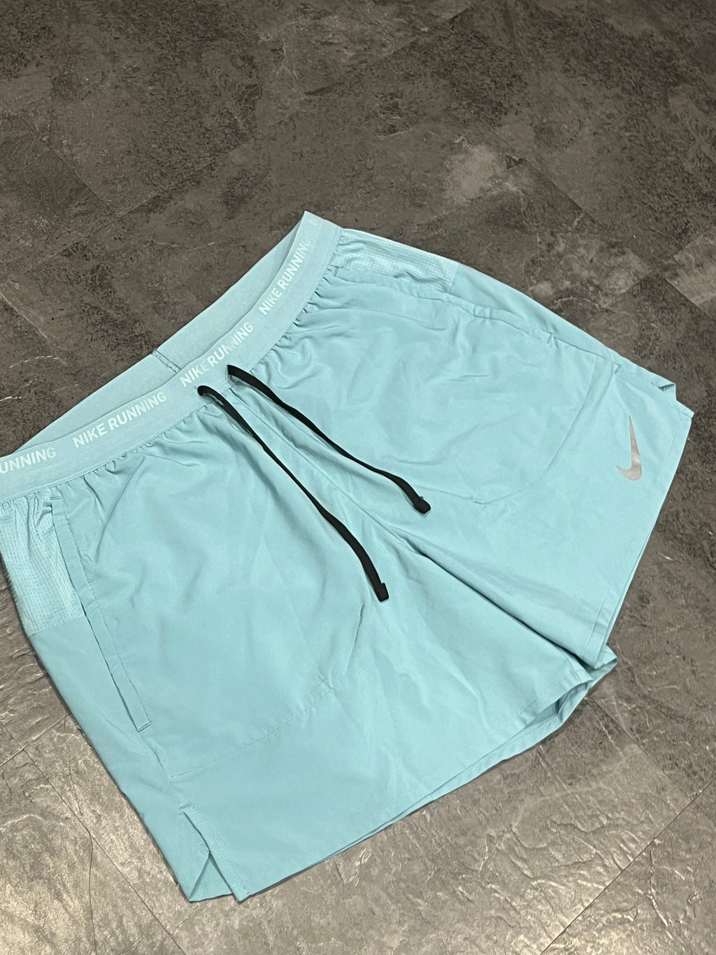 Light Blue Nike Men’s Dri Fit Flex Stride Brief Lined 5” Running Shorts