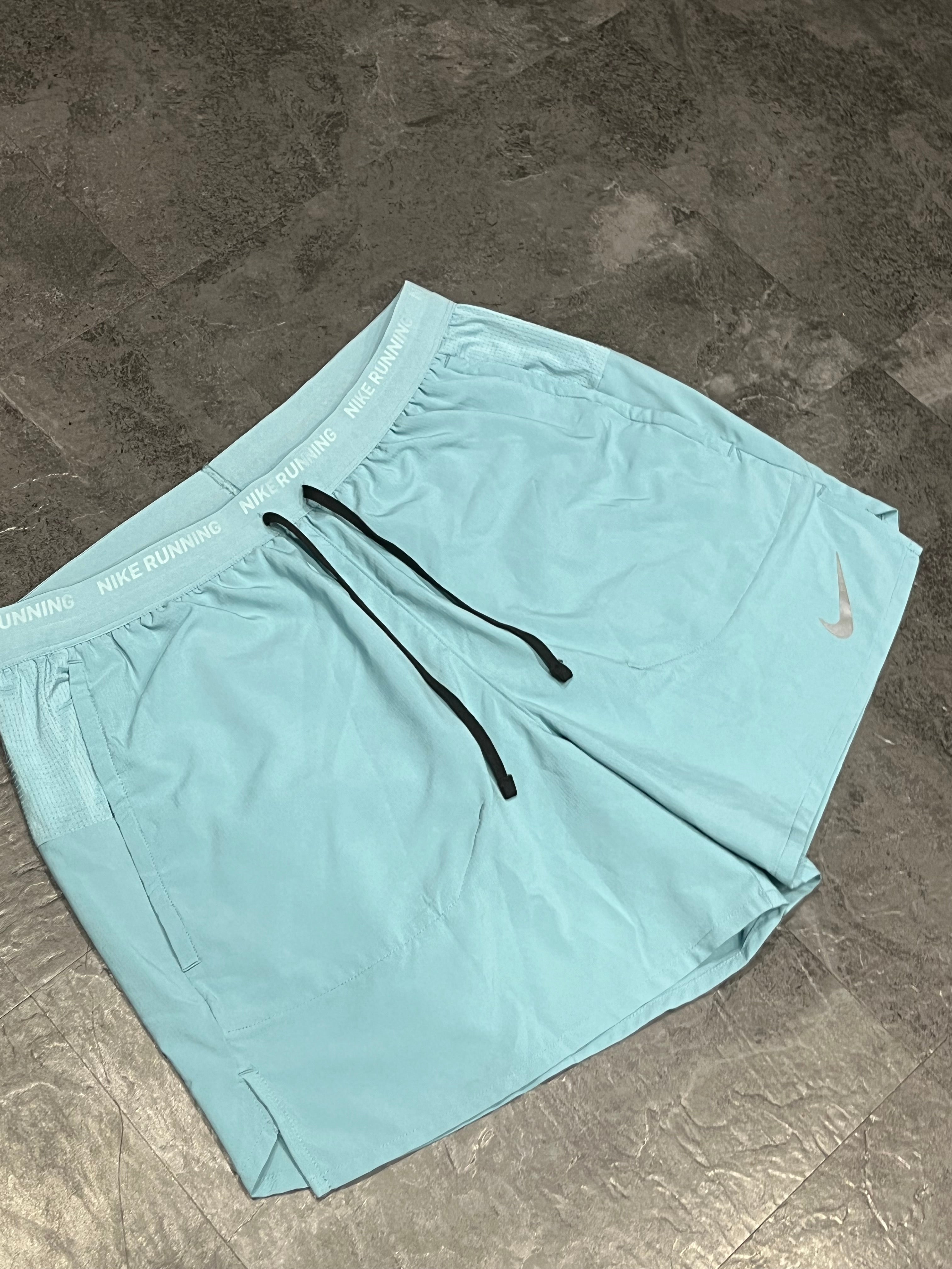 Light Blue Nike Men’s Dri Fit Flex Stride Brief Lined 5” Running Shorts